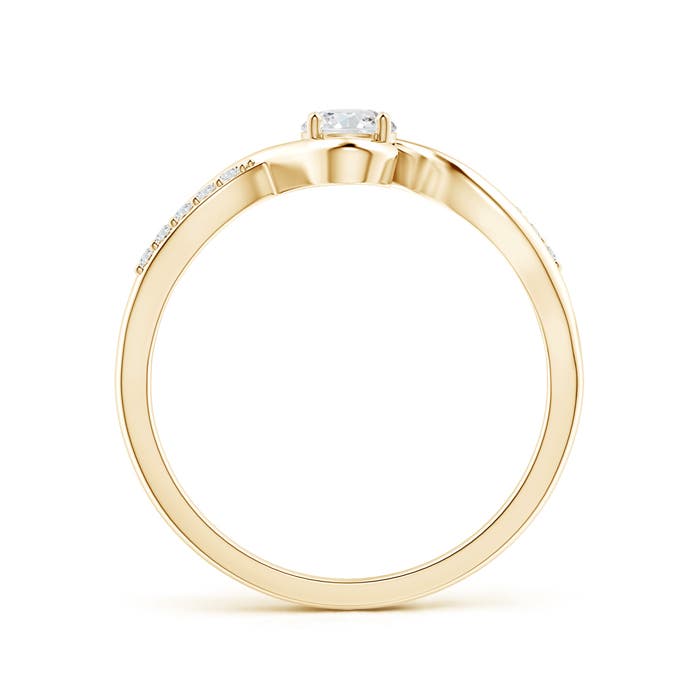 F-G, VS / 0.33 CT / 14 KT Yellow Gold