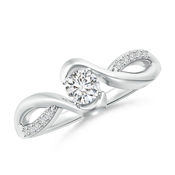 H, SI2 / 0.33 CT / 14 KT White Gold