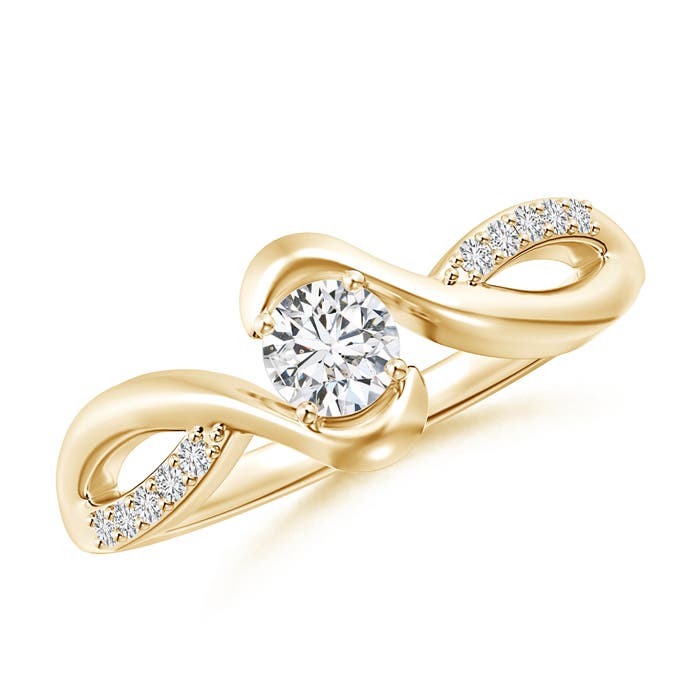 H, SI2 / 0.33 CT / 14 KT Yellow Gold