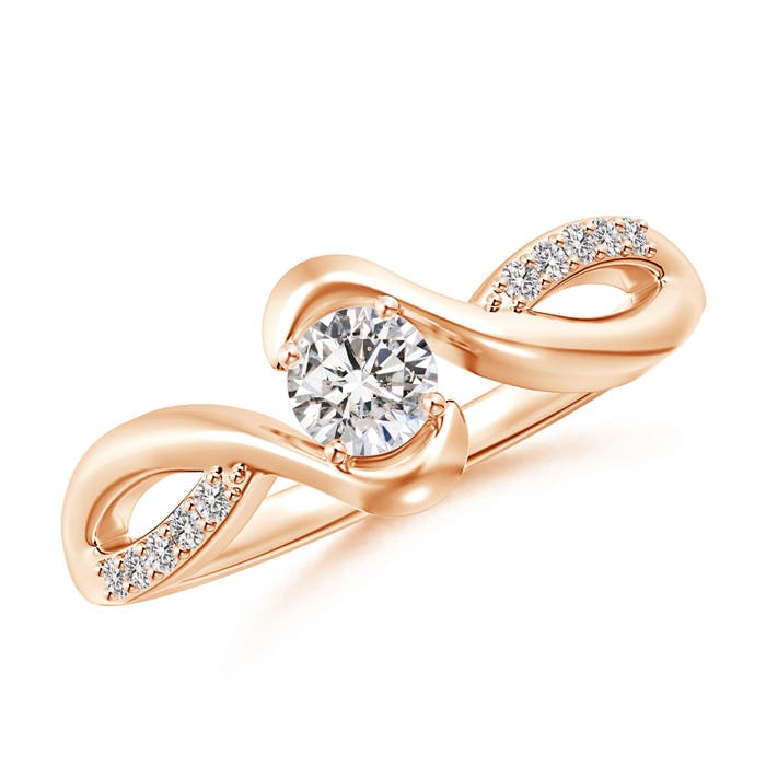 I-J, I1-I2 / 0.33 CT / 14 KT Rose Gold