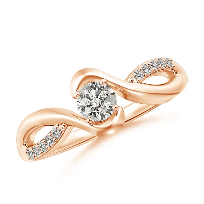 K, I3 / 0.33 CT / 14 KT Rose Gold