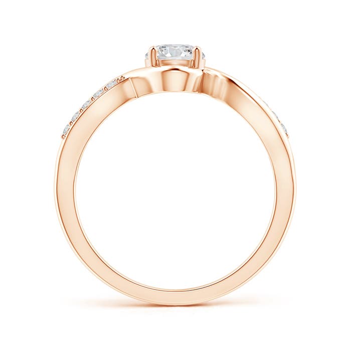 H, SI2 / 0.65 CT / 14 KT Rose Gold