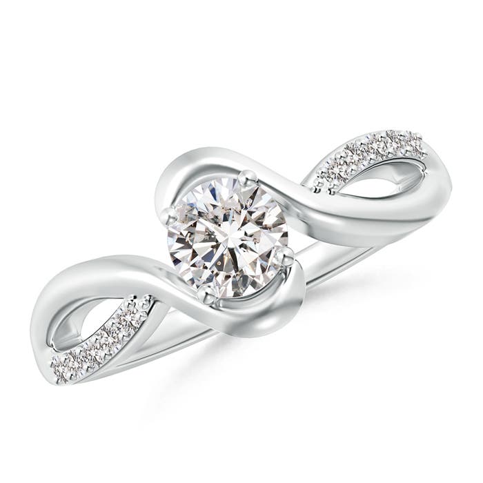 I-J, I1-I2 / 0.65 CT / 14 KT White Gold