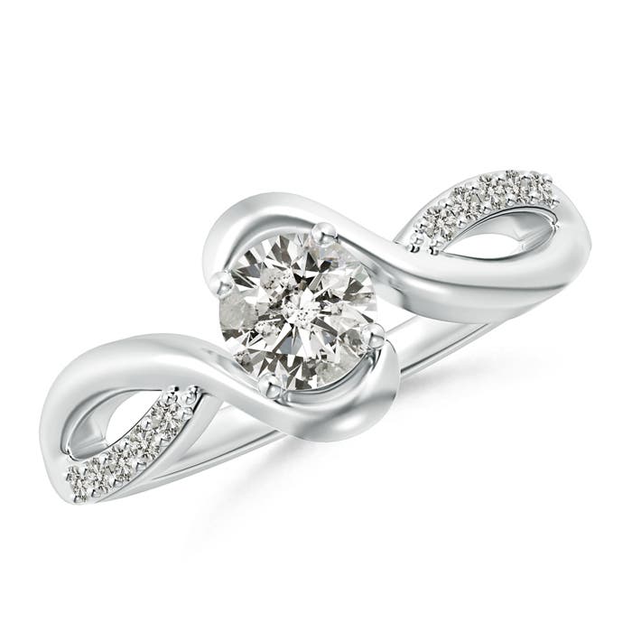 K, I3 / 0.65 CT / 14 KT White Gold