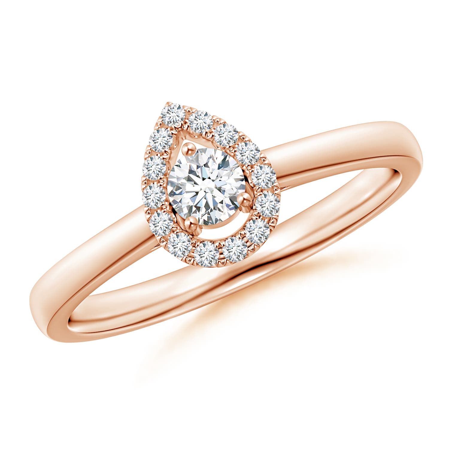 G, VS2 / 0.24 CT / 14 KT Rose Gold