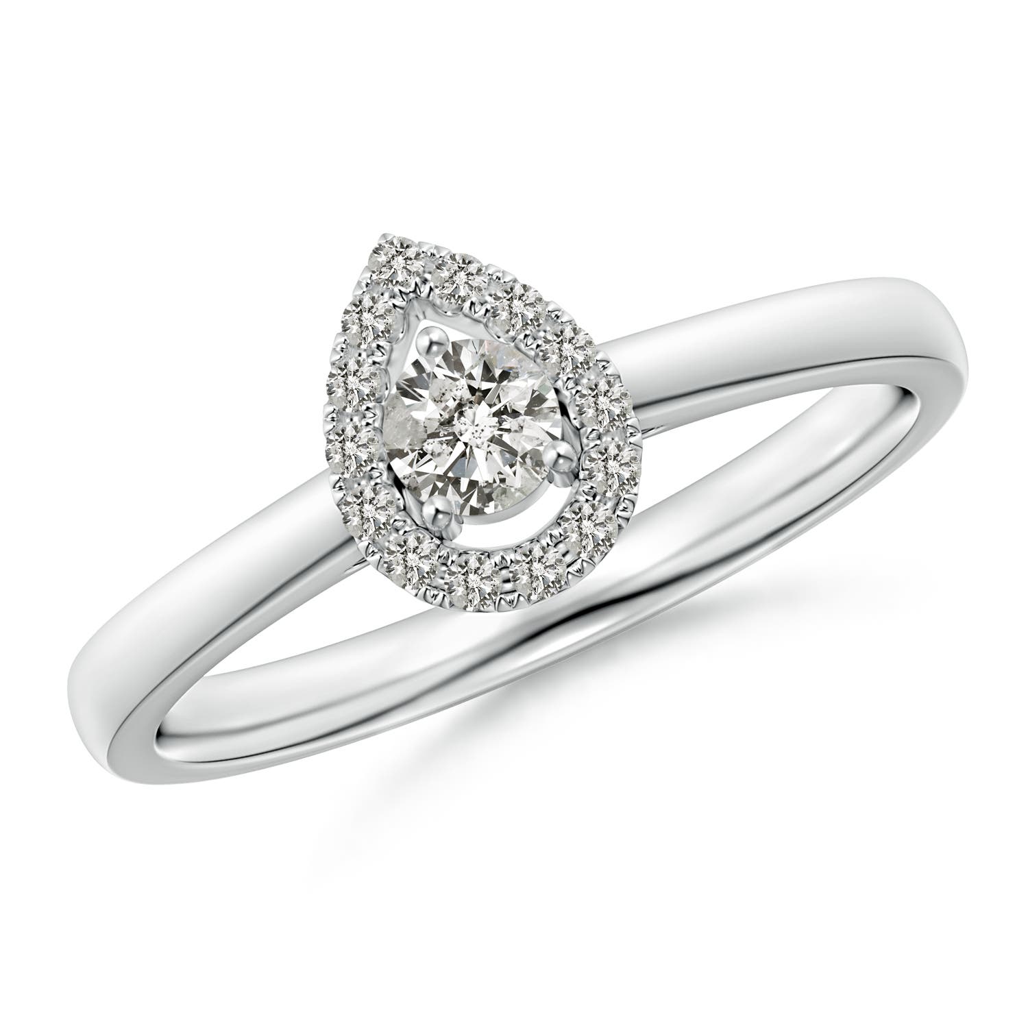 K, I3 / 0.24 CT / 14 KT White Gold