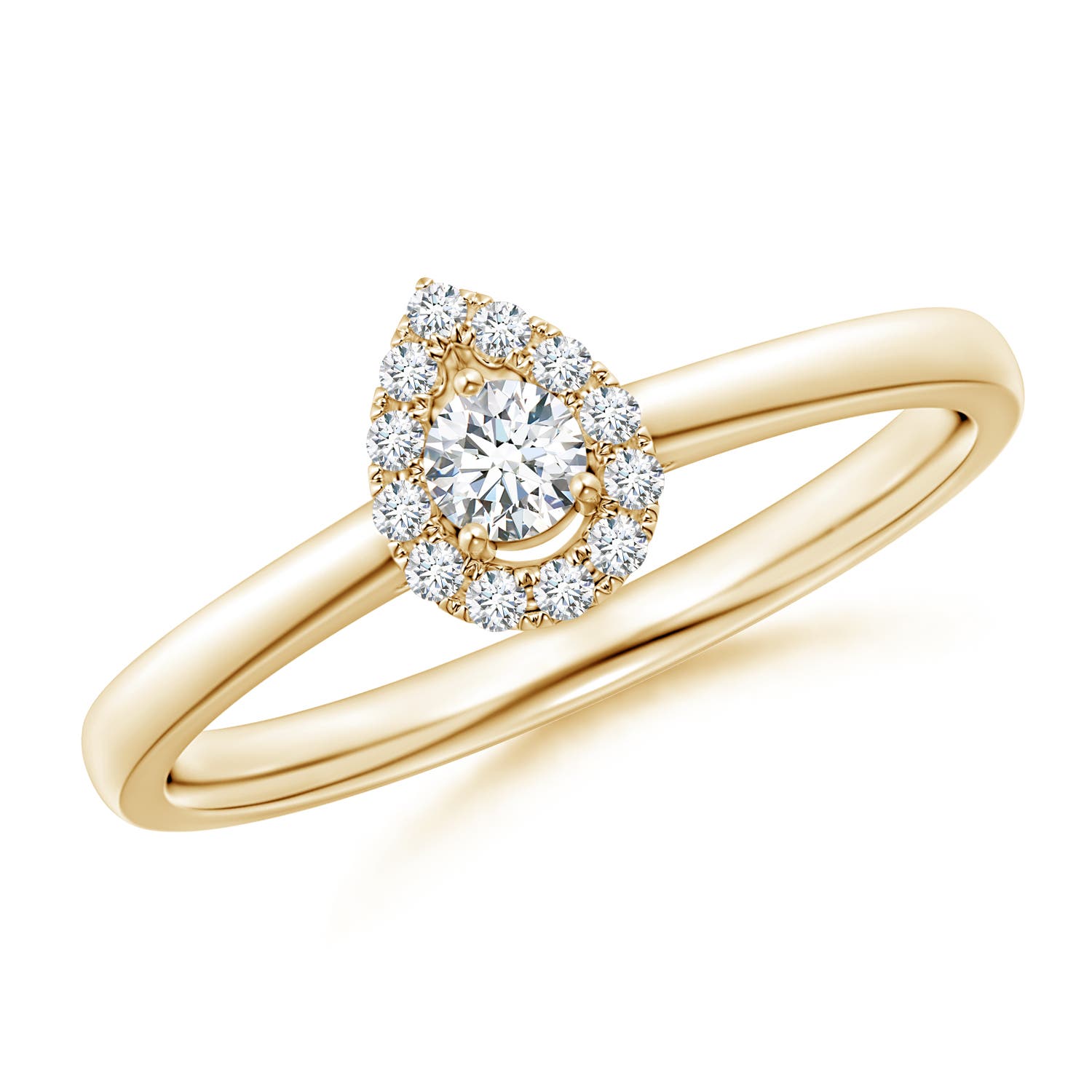 G, VS2 / 0.18 CT / 14 KT Yellow Gold