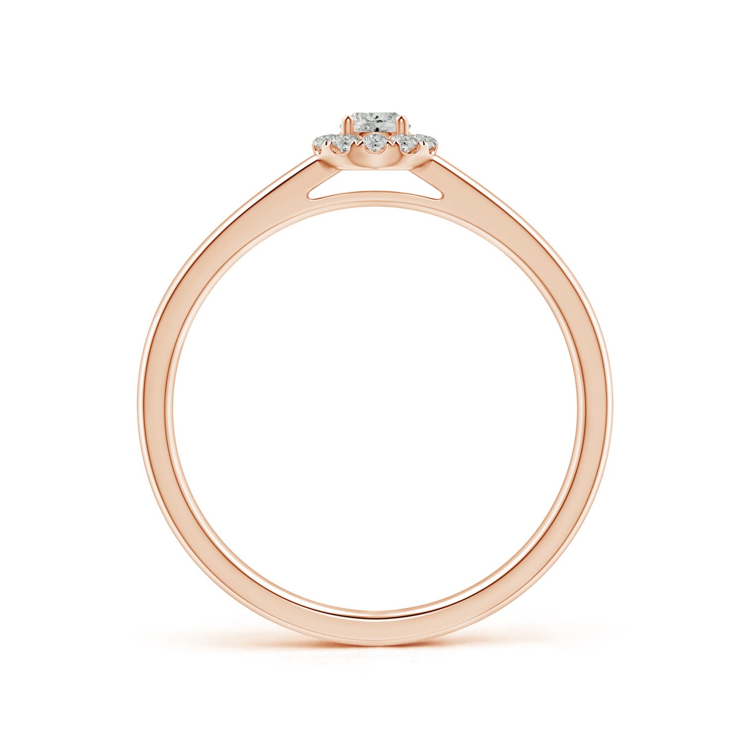 K, I3 / 0.18 CT / 14 KT Rose Gold