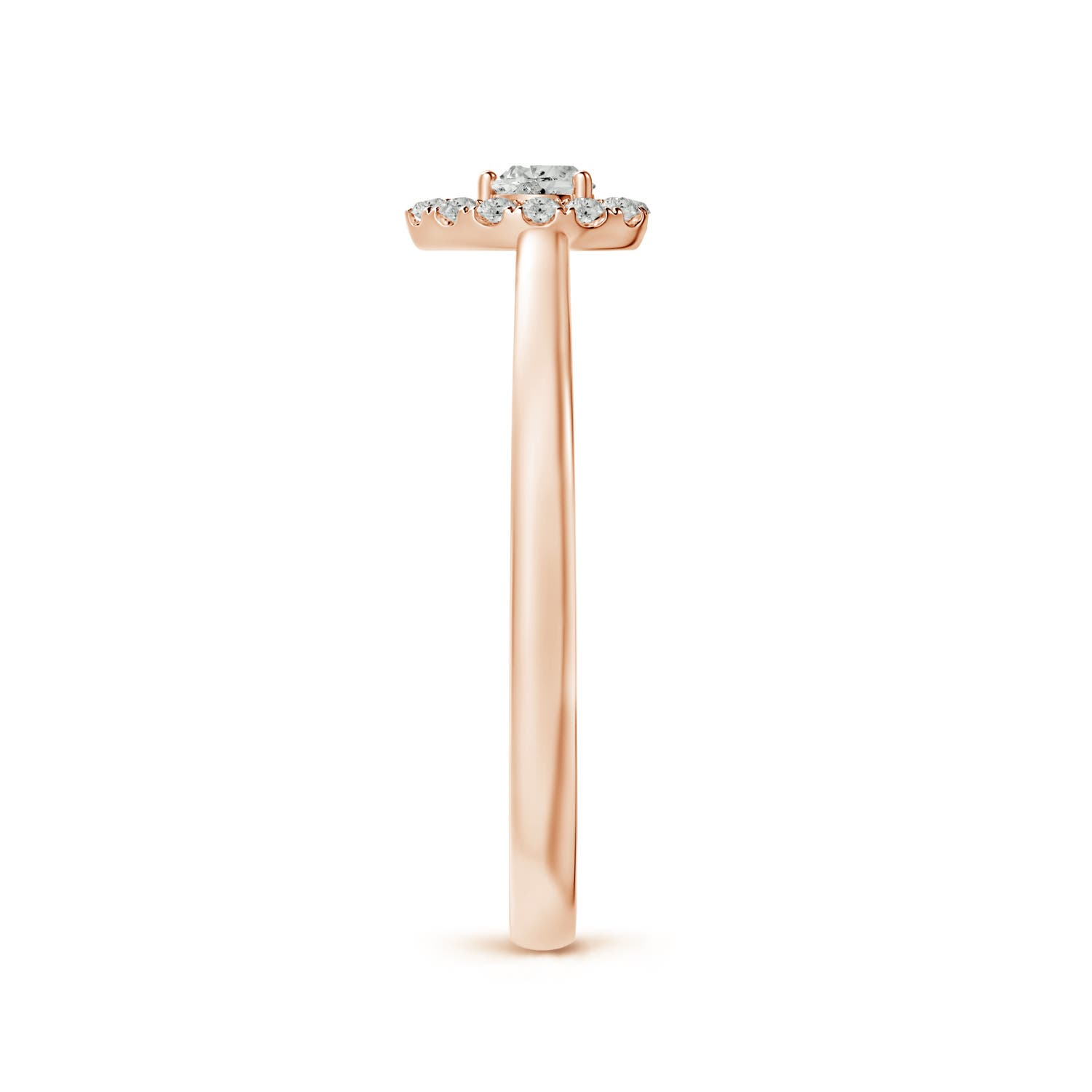 K, I3 / 0.18 CT / 14 KT Rose Gold