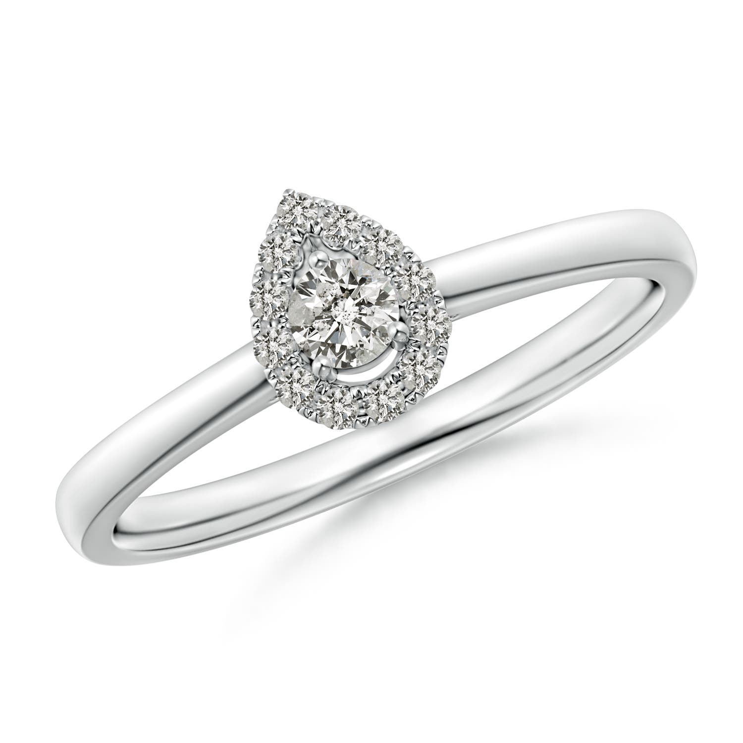 K, I3 / 0.18 CT / 14 KT White Gold