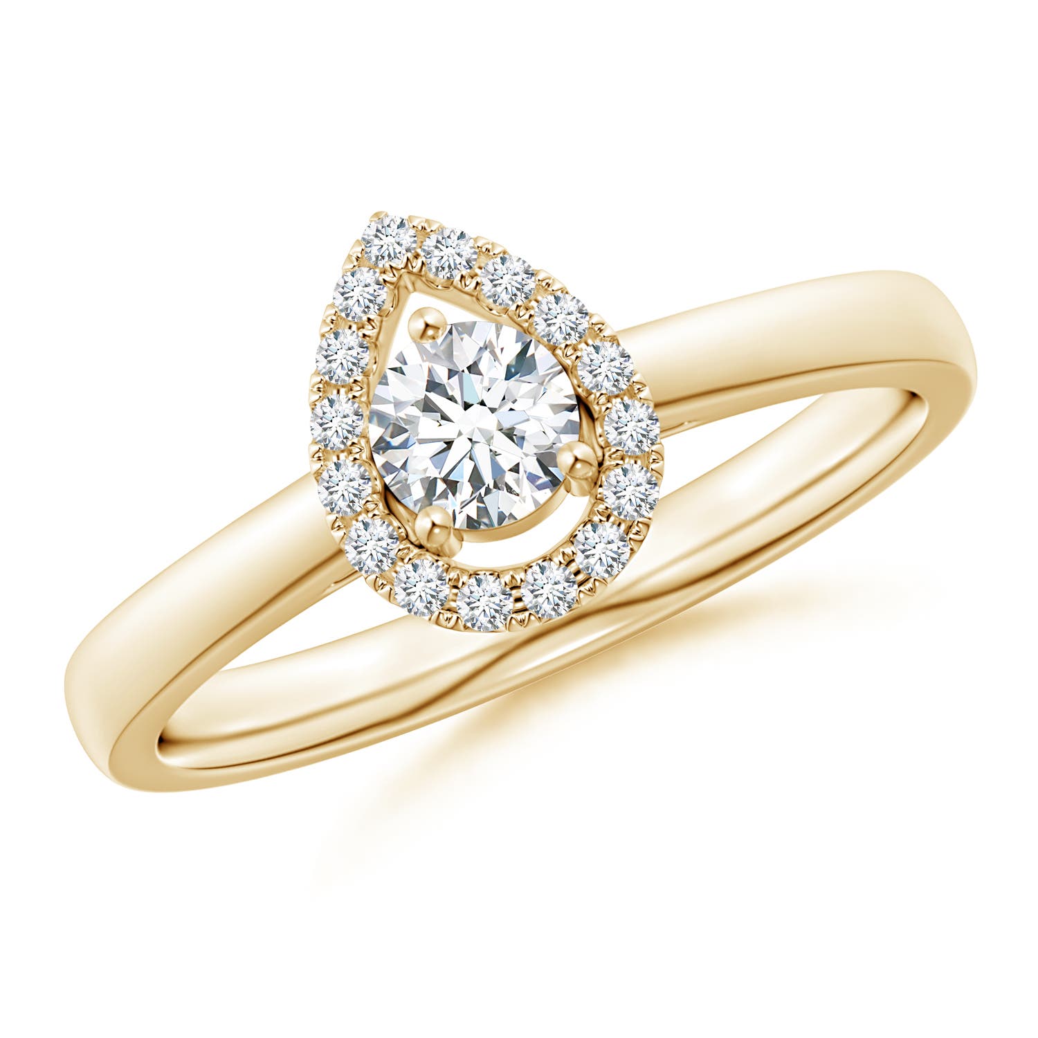 G, VS2 / 0.35 CT / 14 KT Yellow Gold