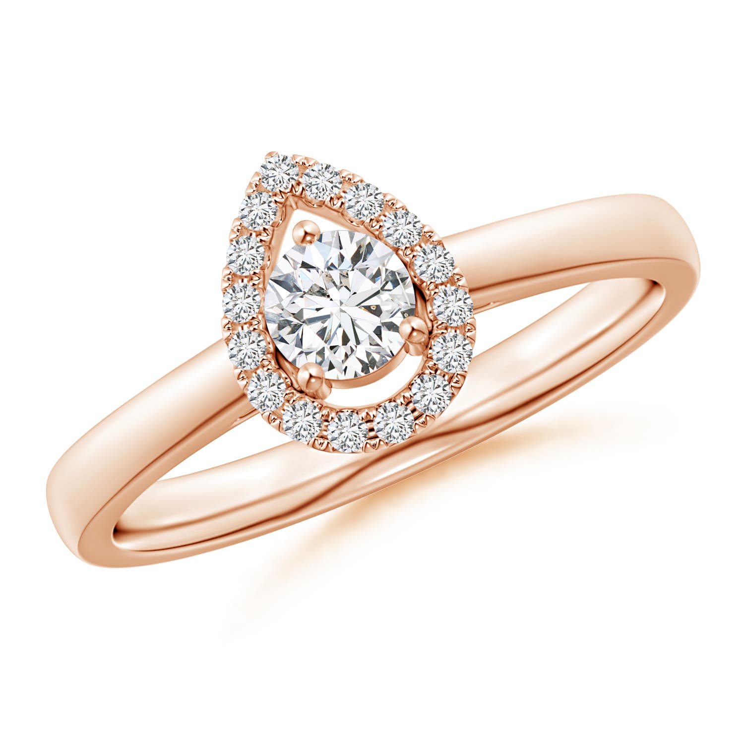 H, SI2 / 0.35 CT / 14 KT Rose Gold