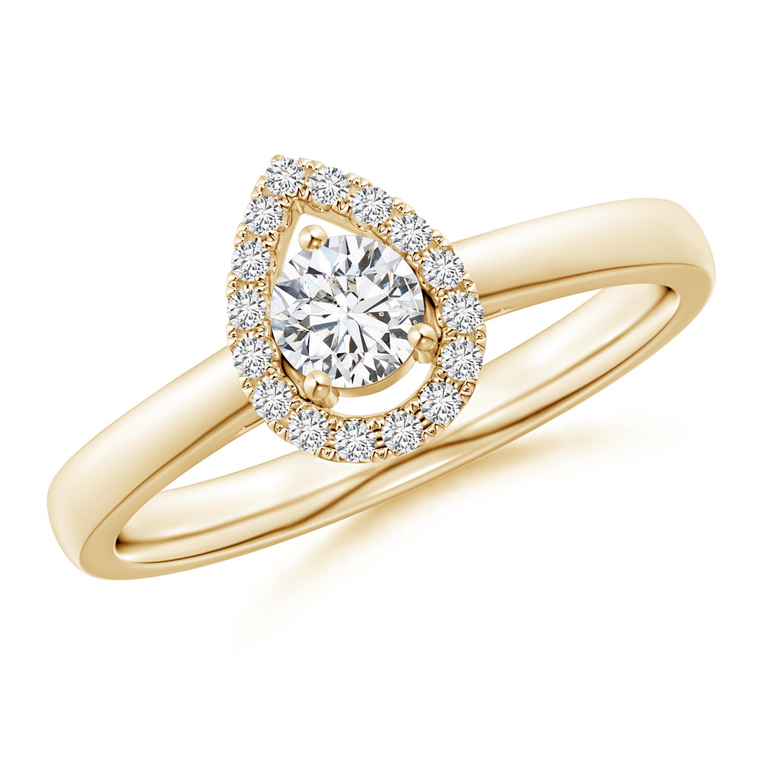 H, SI2 / 0.35 CT / 14 KT Yellow Gold