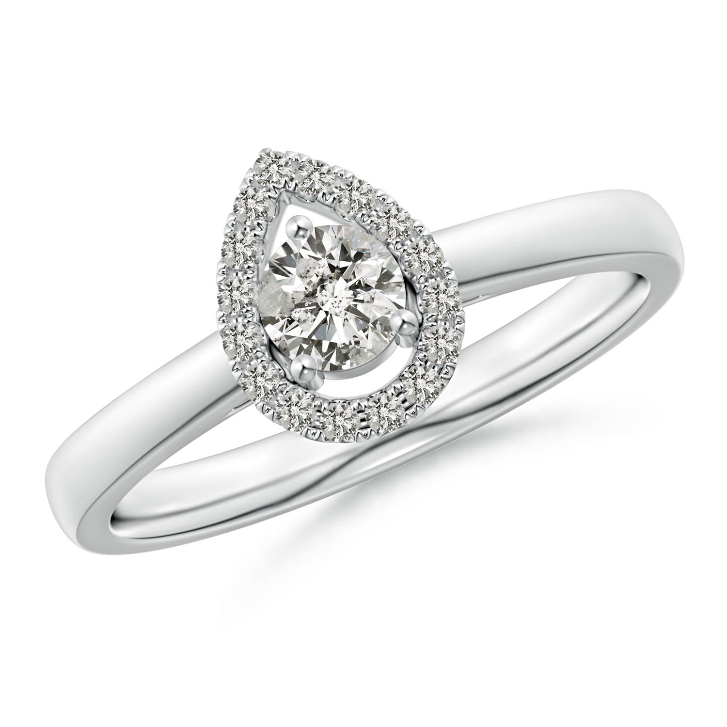 K, I3 / 0.35 CT / 14 KT White Gold