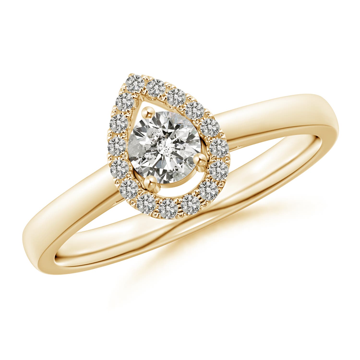 K, I3 / 0.35 CT / 14 KT Yellow Gold