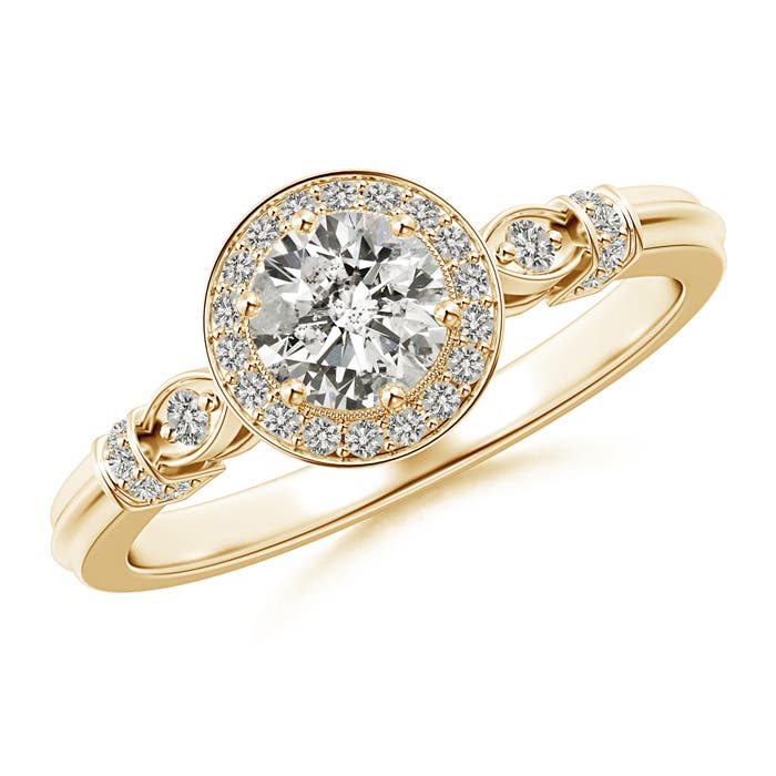 K, I3 / 0.72 CT / 14 KT Yellow Gold