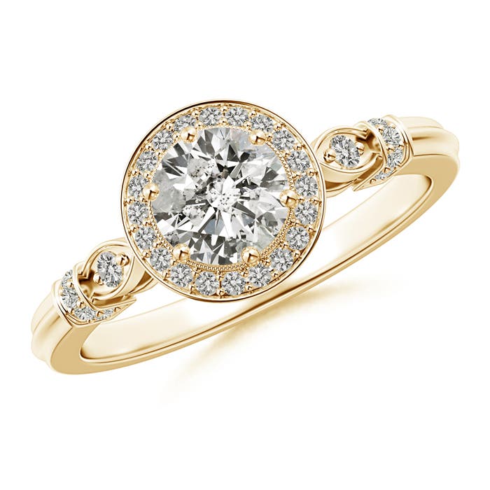 K, I3 / 0.9 CT / 14 KT Yellow Gold