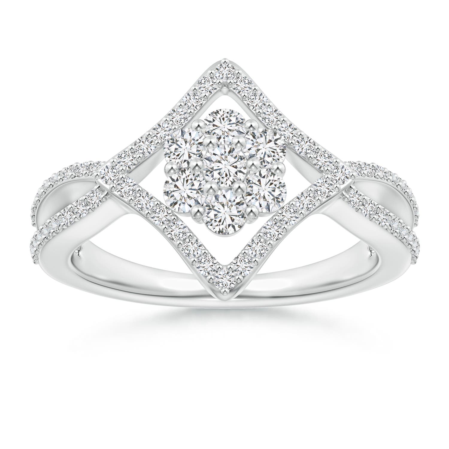 H, SI2 / 0.68 CT / 14 KT White Gold