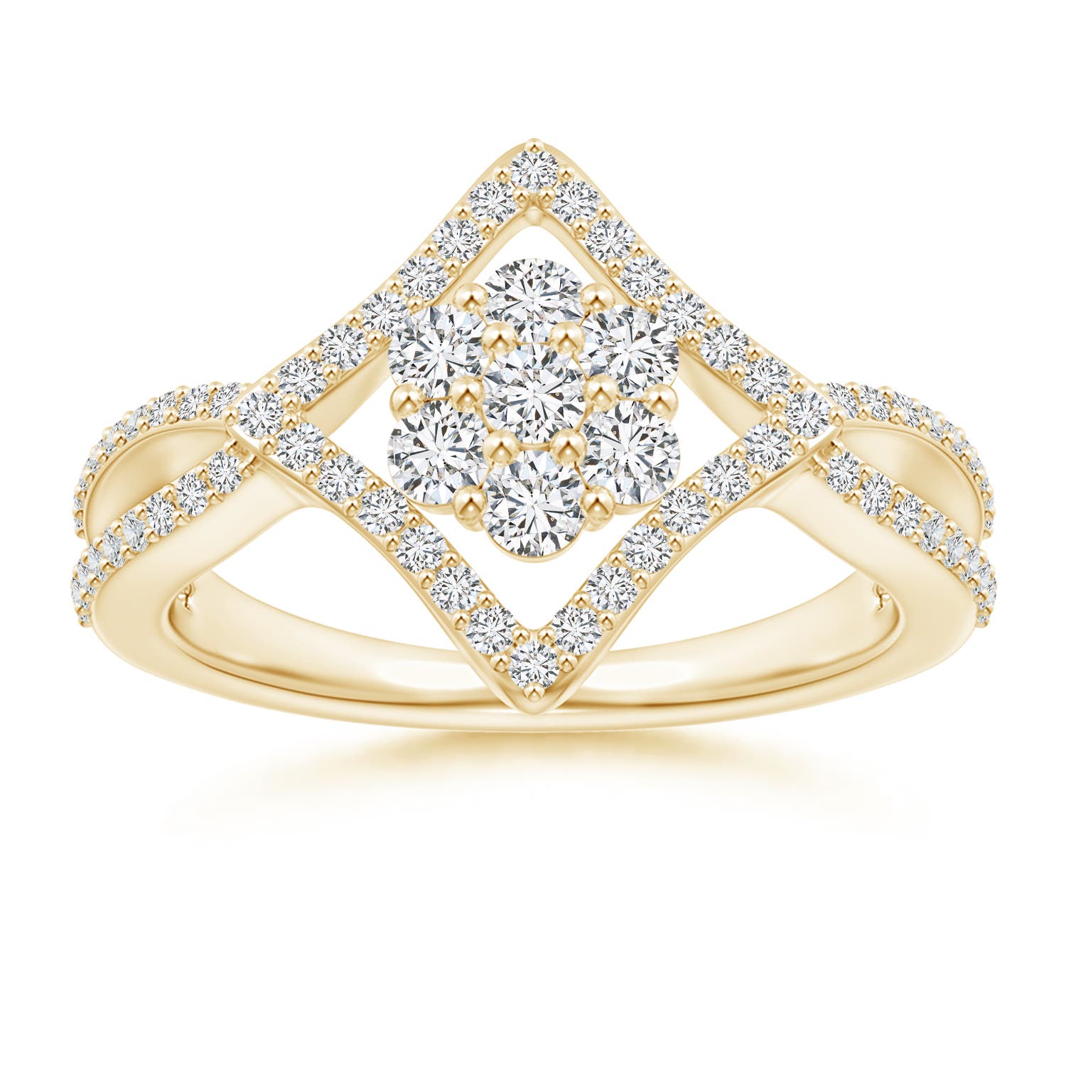 H, SI2 / 0.68 CT / 14 KT Yellow Gold