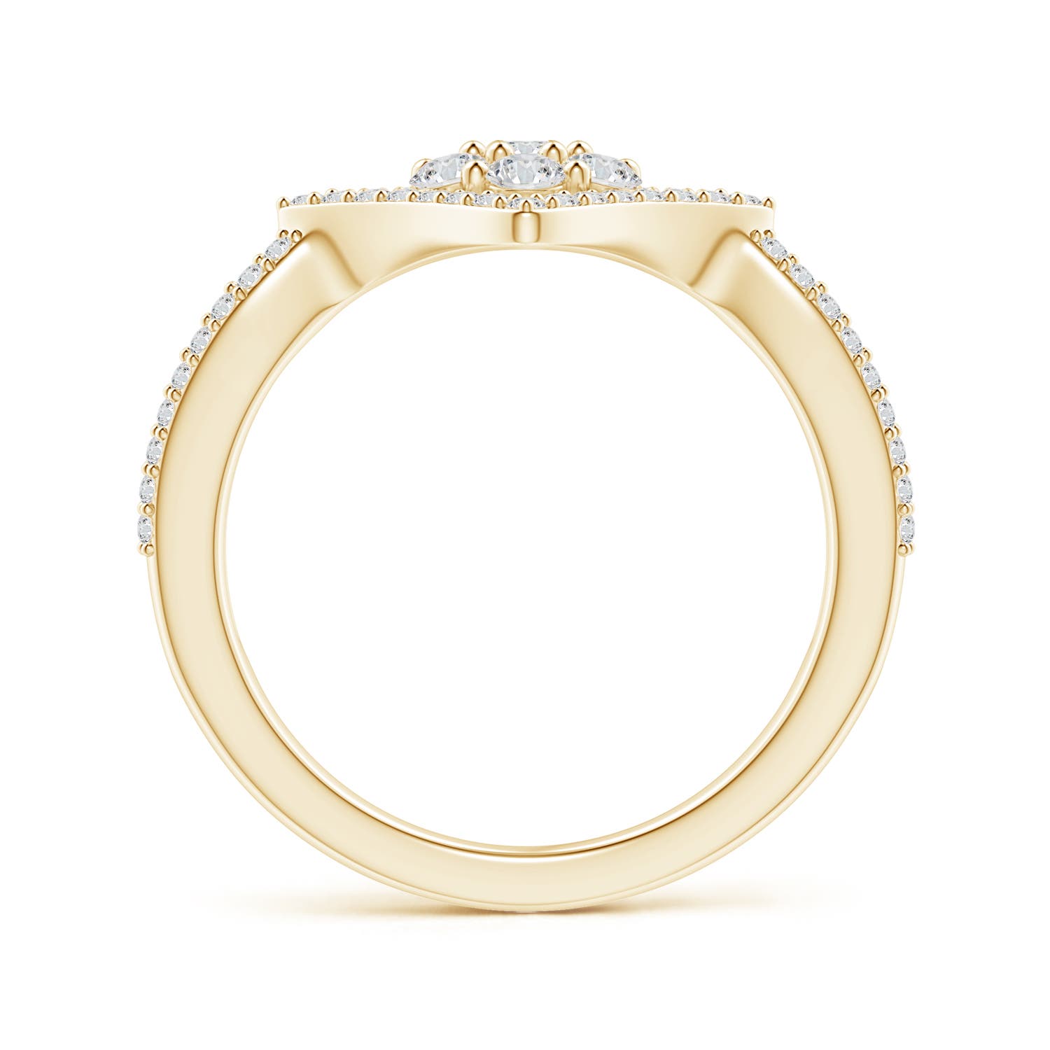 H, SI2 / 0.68 CT / 14 KT Yellow Gold