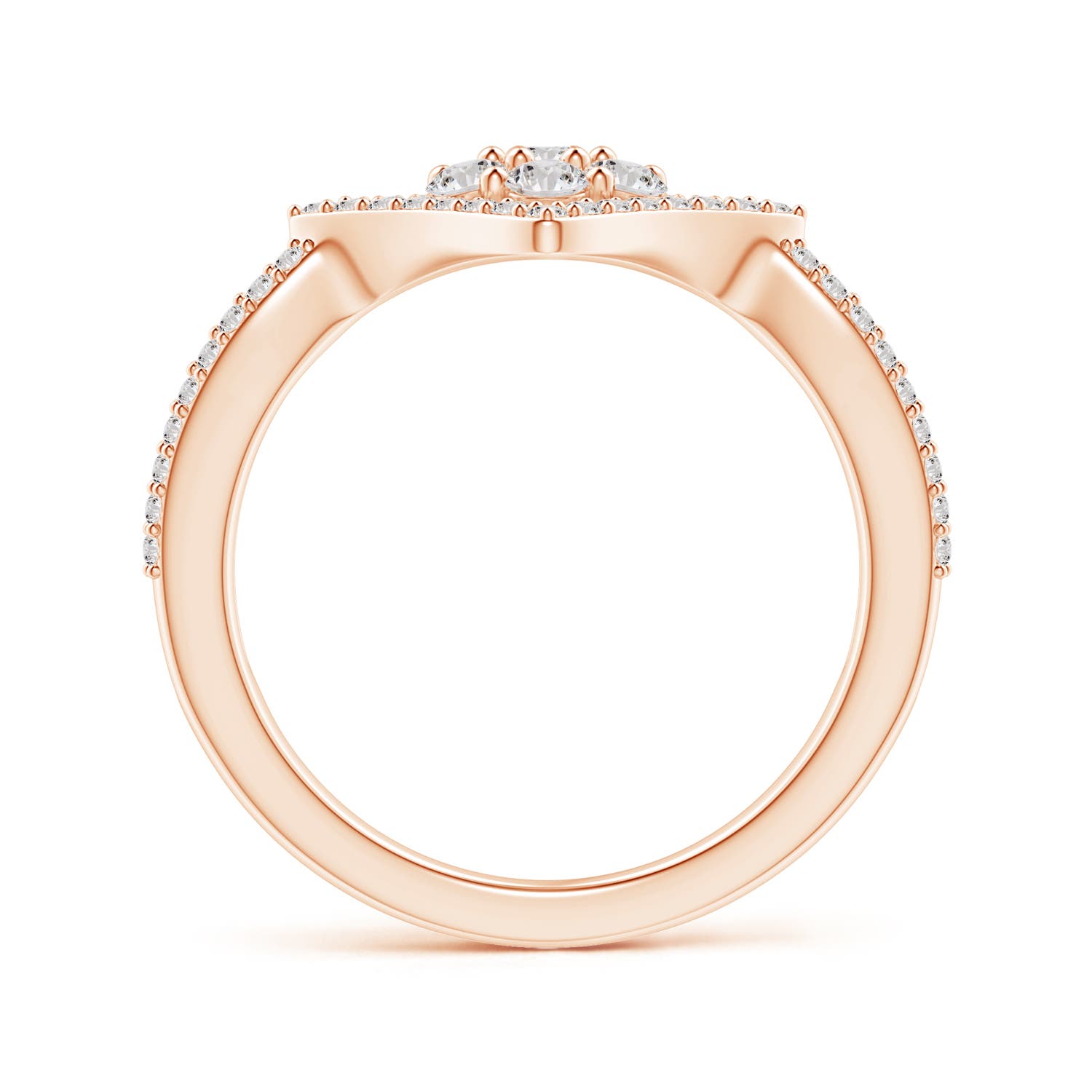 I-J, I1-I2 / 0.68 CT / 14 KT Rose Gold