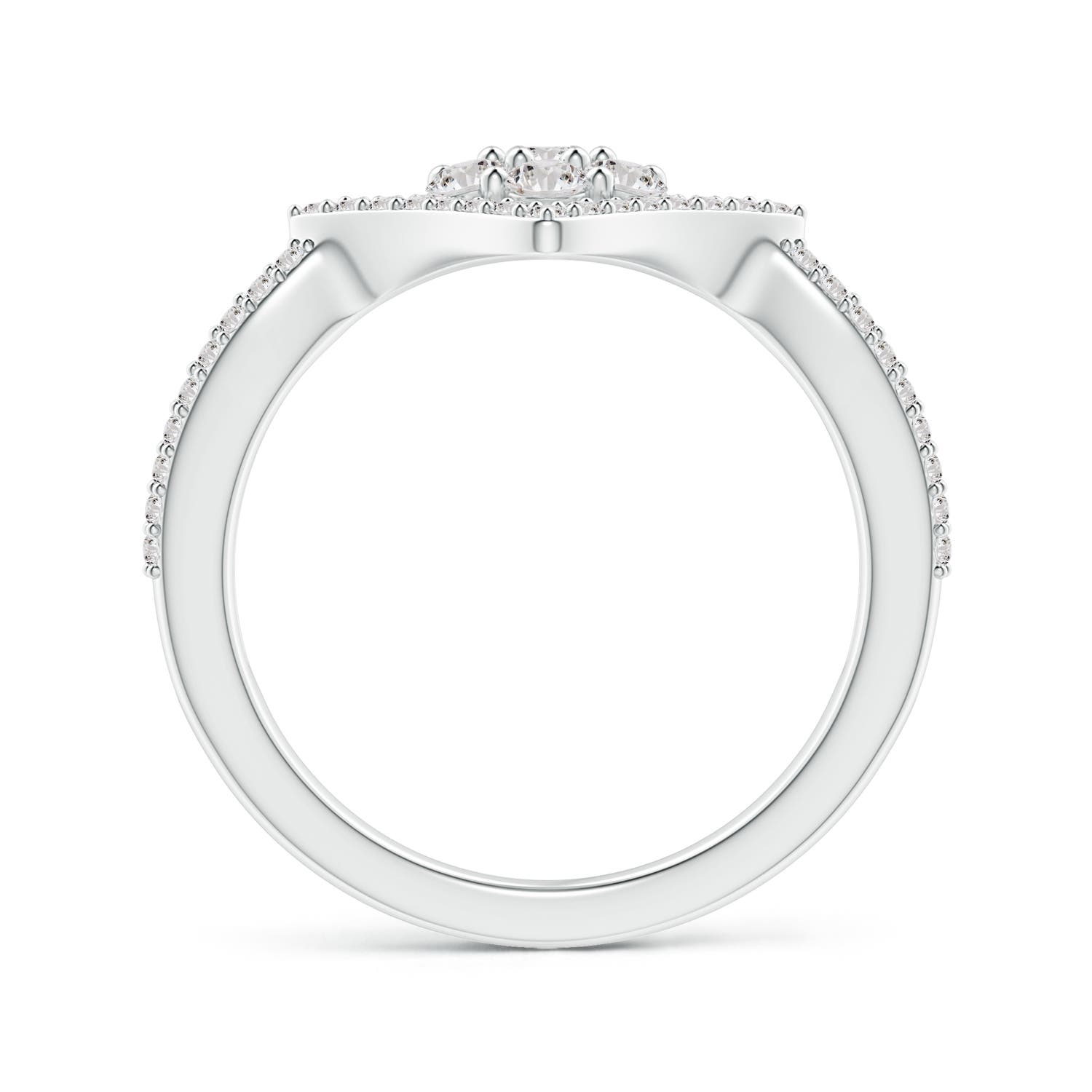 I-J, I1-I2 / 0.68 CT / 14 KT White Gold