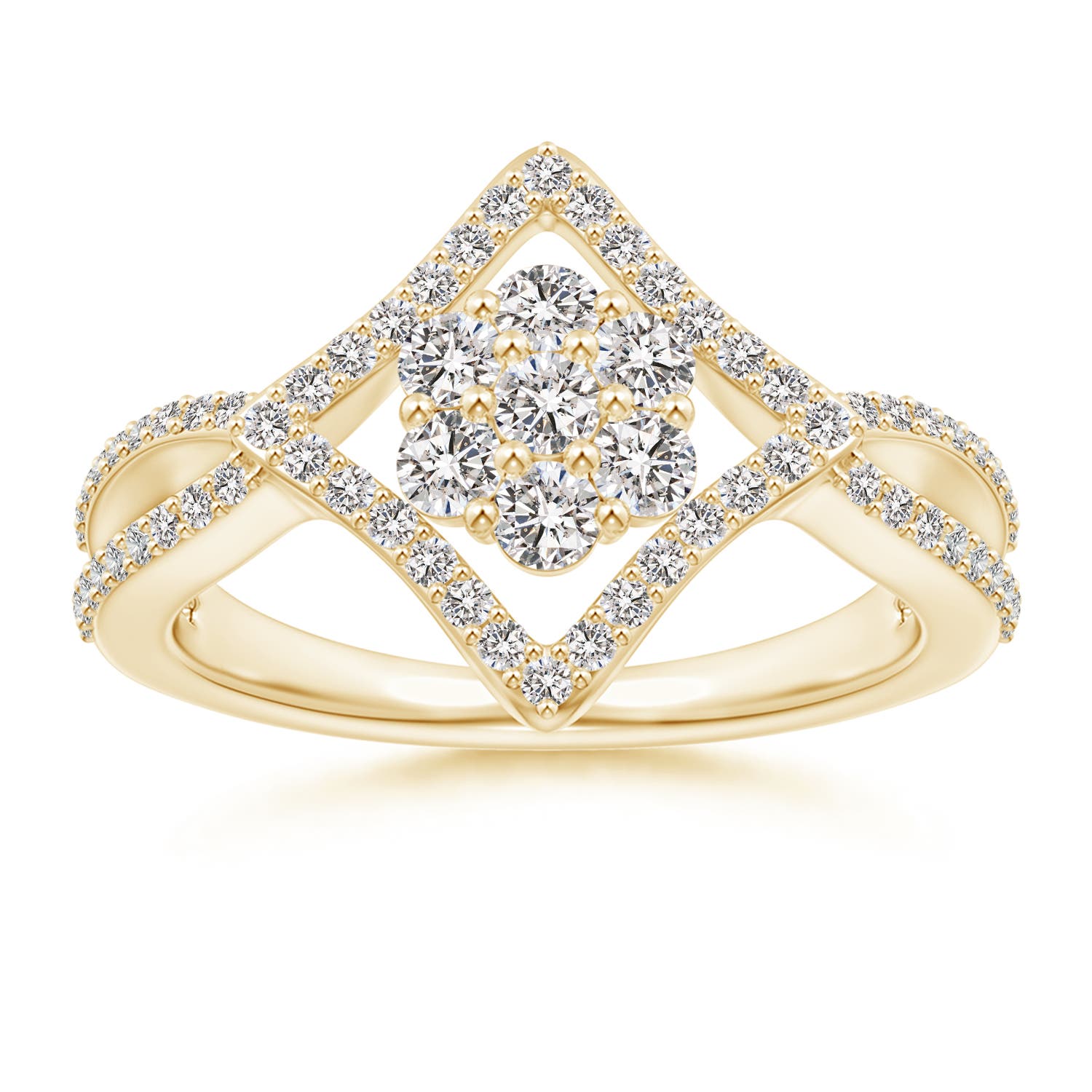 I-J, I1-I2 / 0.68 CT / 14 KT Yellow Gold