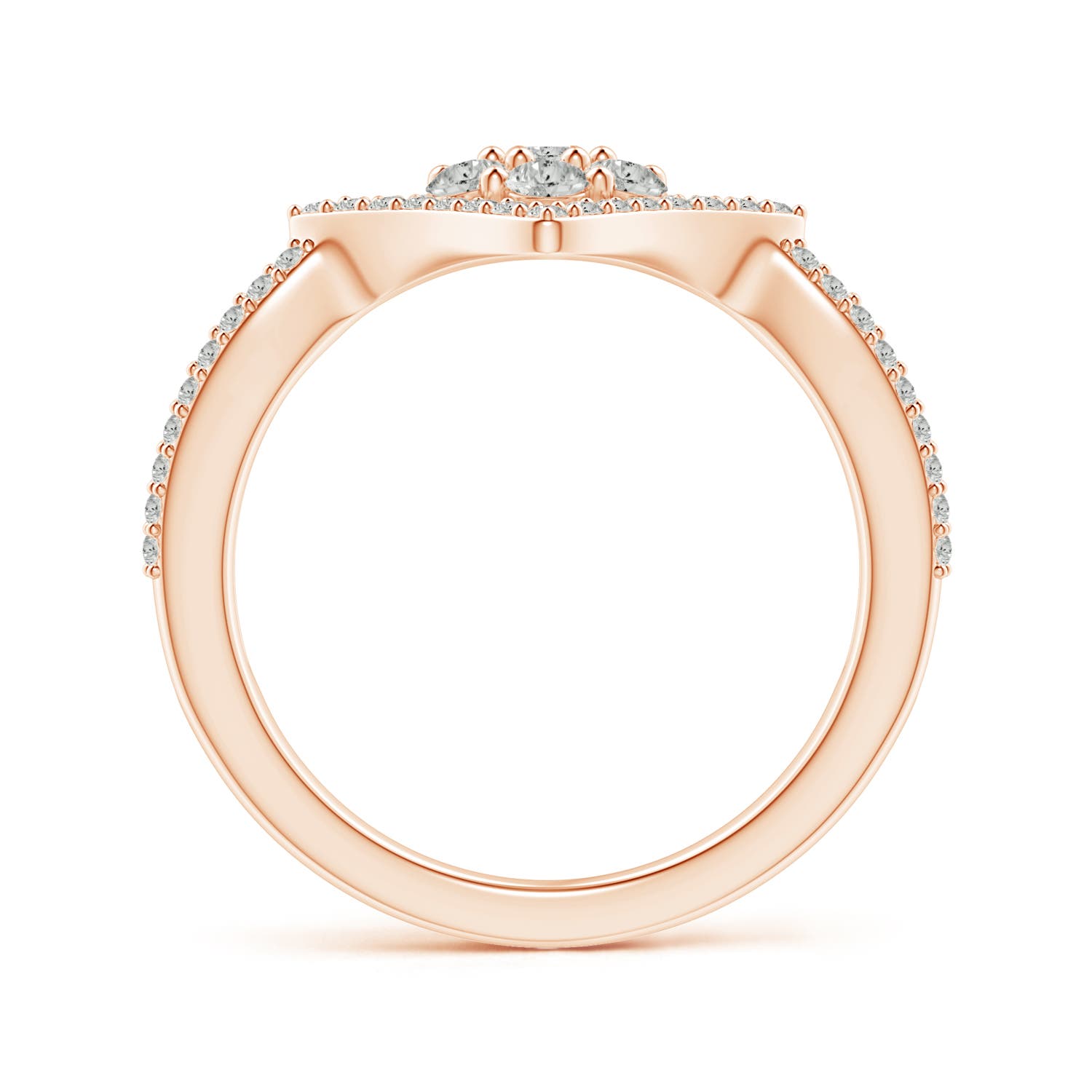 K, I3 / 0.68 CT / 14 KT Rose Gold