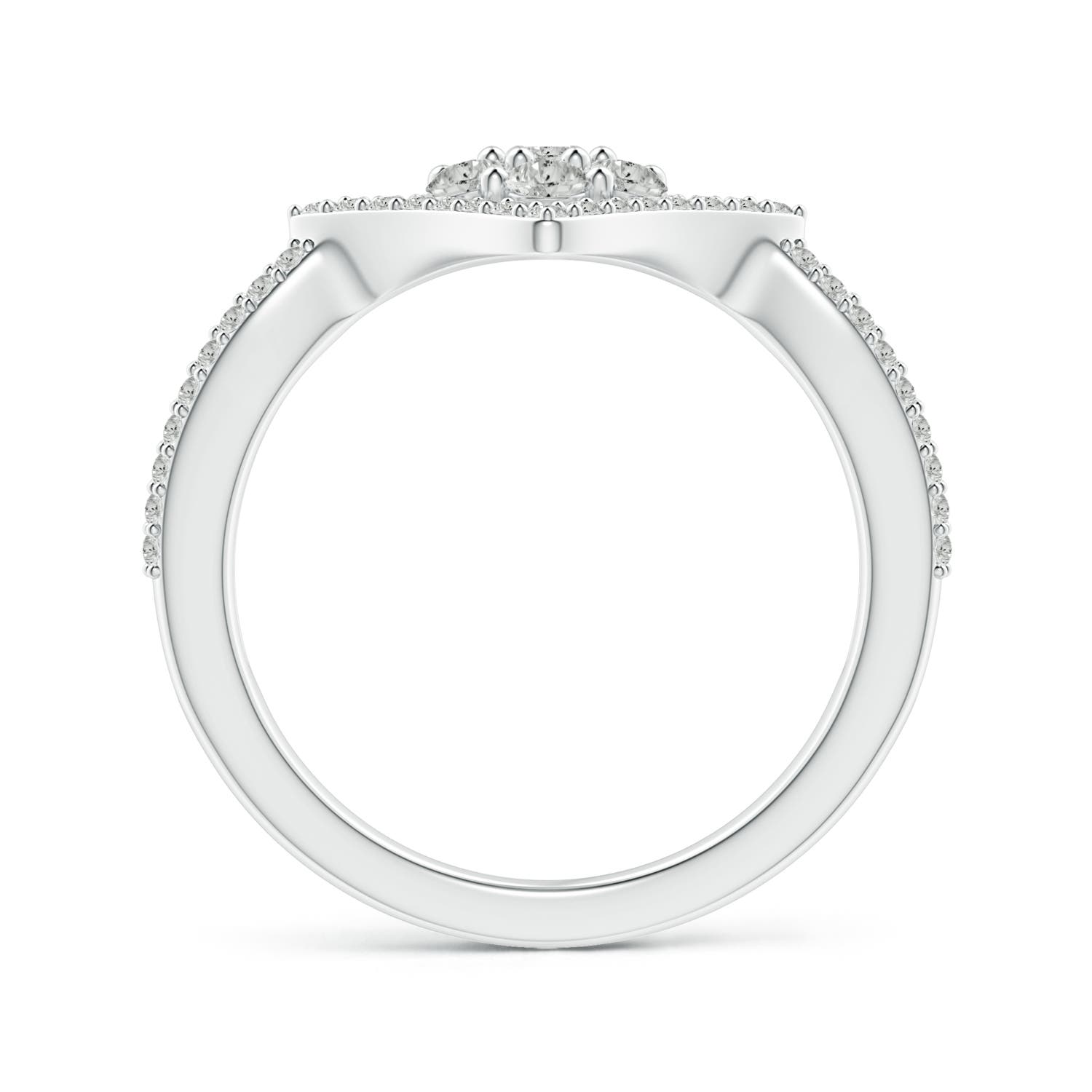 K, I3 / 0.68 CT / 14 KT White Gold