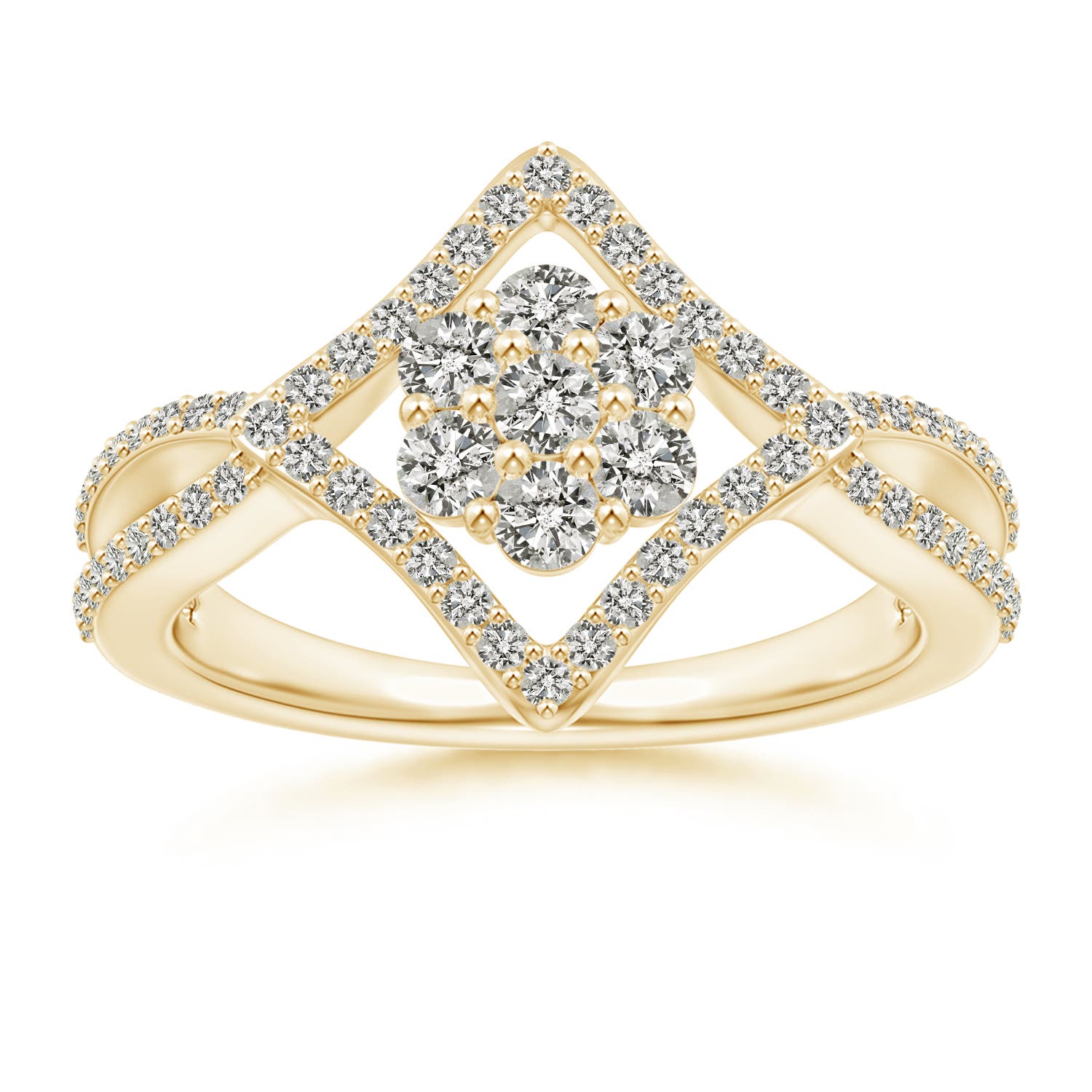 K, I3 / 0.68 CT / 14 KT Yellow Gold