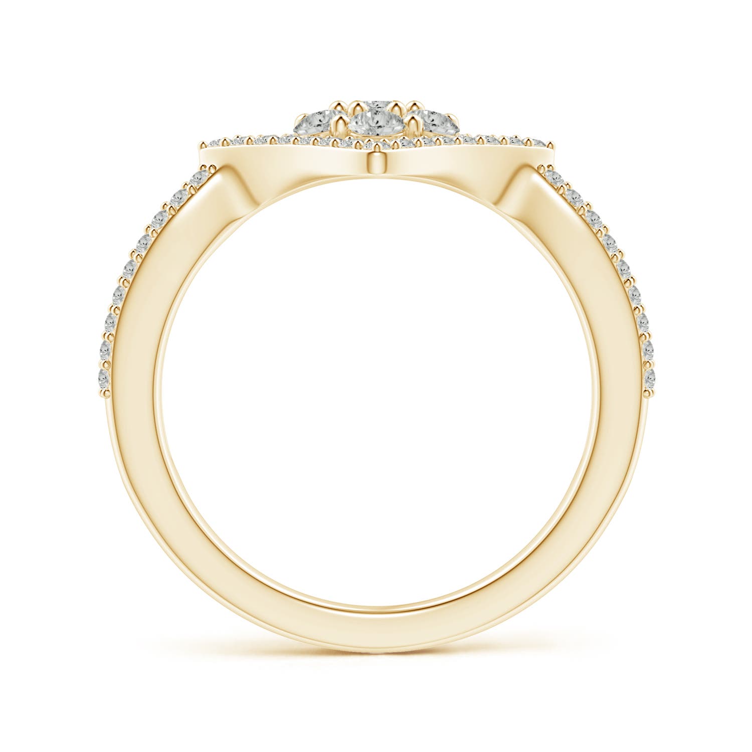 K, I3 / 0.68 CT / 14 KT Yellow Gold