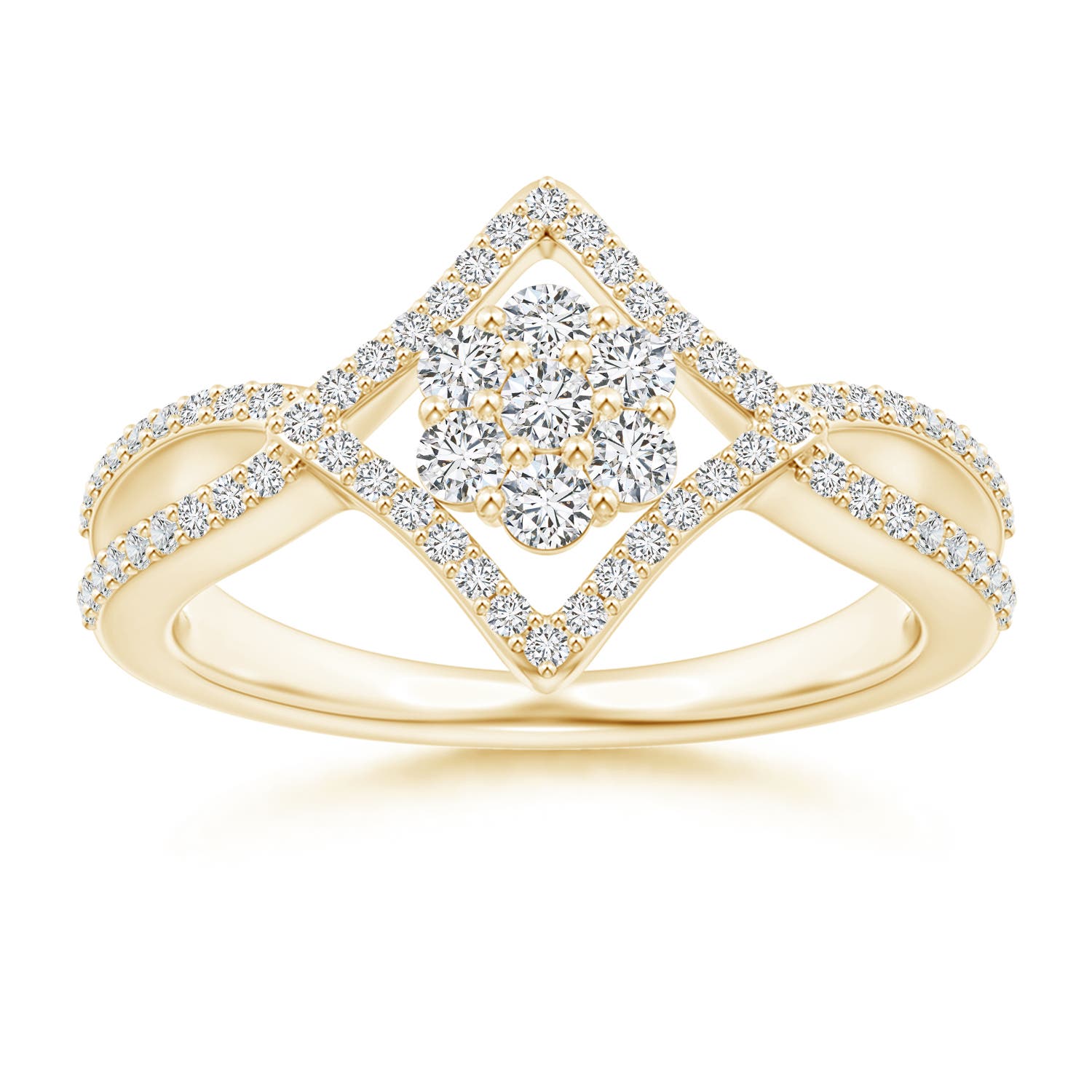 H, SI2 / 0.57 CT / 14 KT Yellow Gold