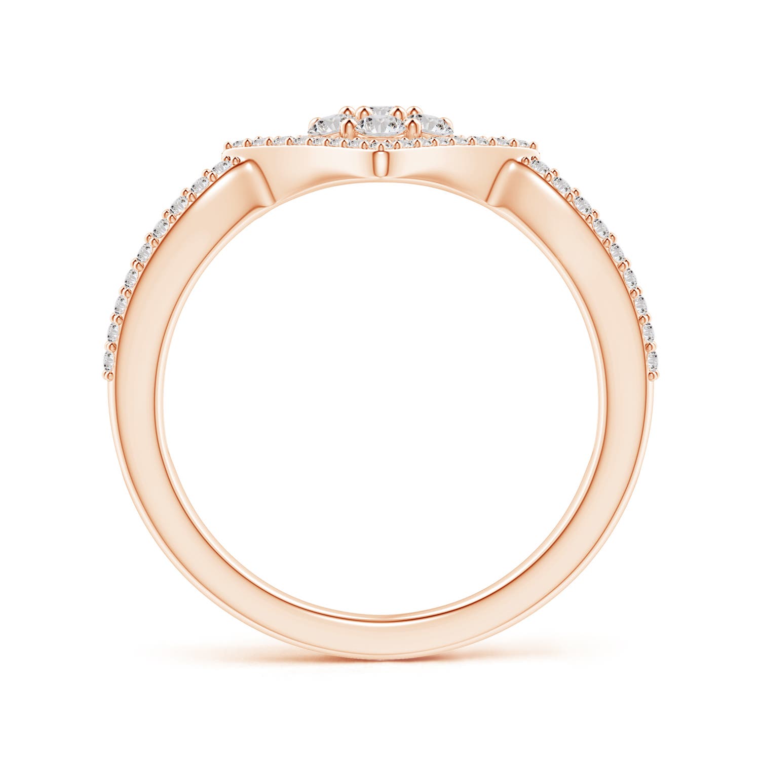 I-J, I1-I2 / 0.57 CT / 14 KT Rose Gold