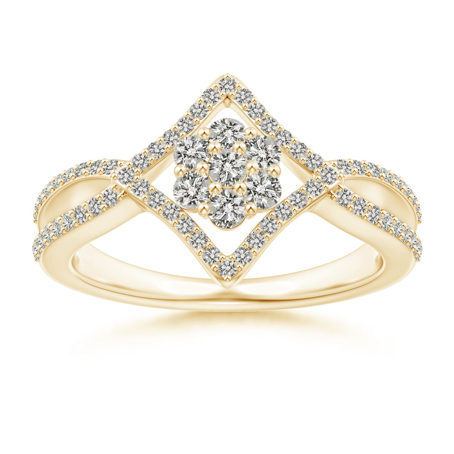 K, I3 / 0.57 CT / 14 KT Yellow Gold