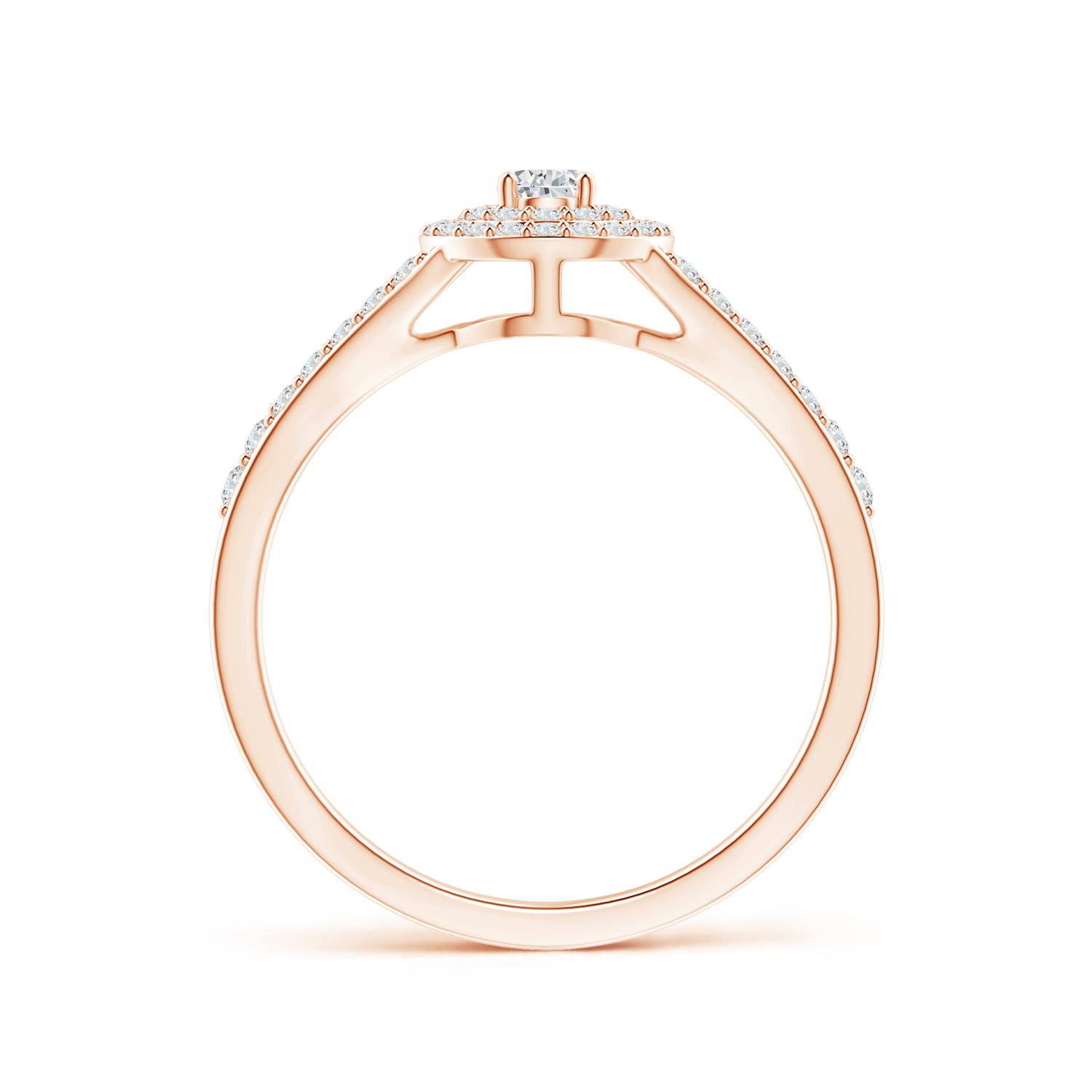 G, VS2 / 0.6 CT / 14 KT Rose Gold