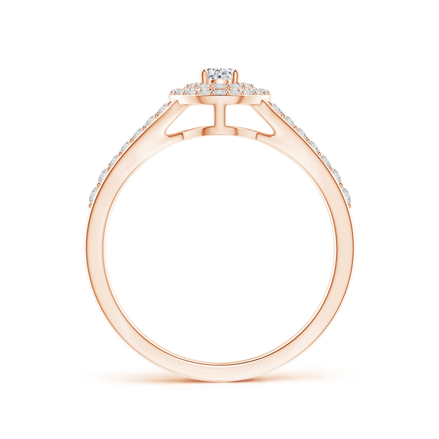 H, SI2 / 0.6 CT / 14 KT Rose Gold