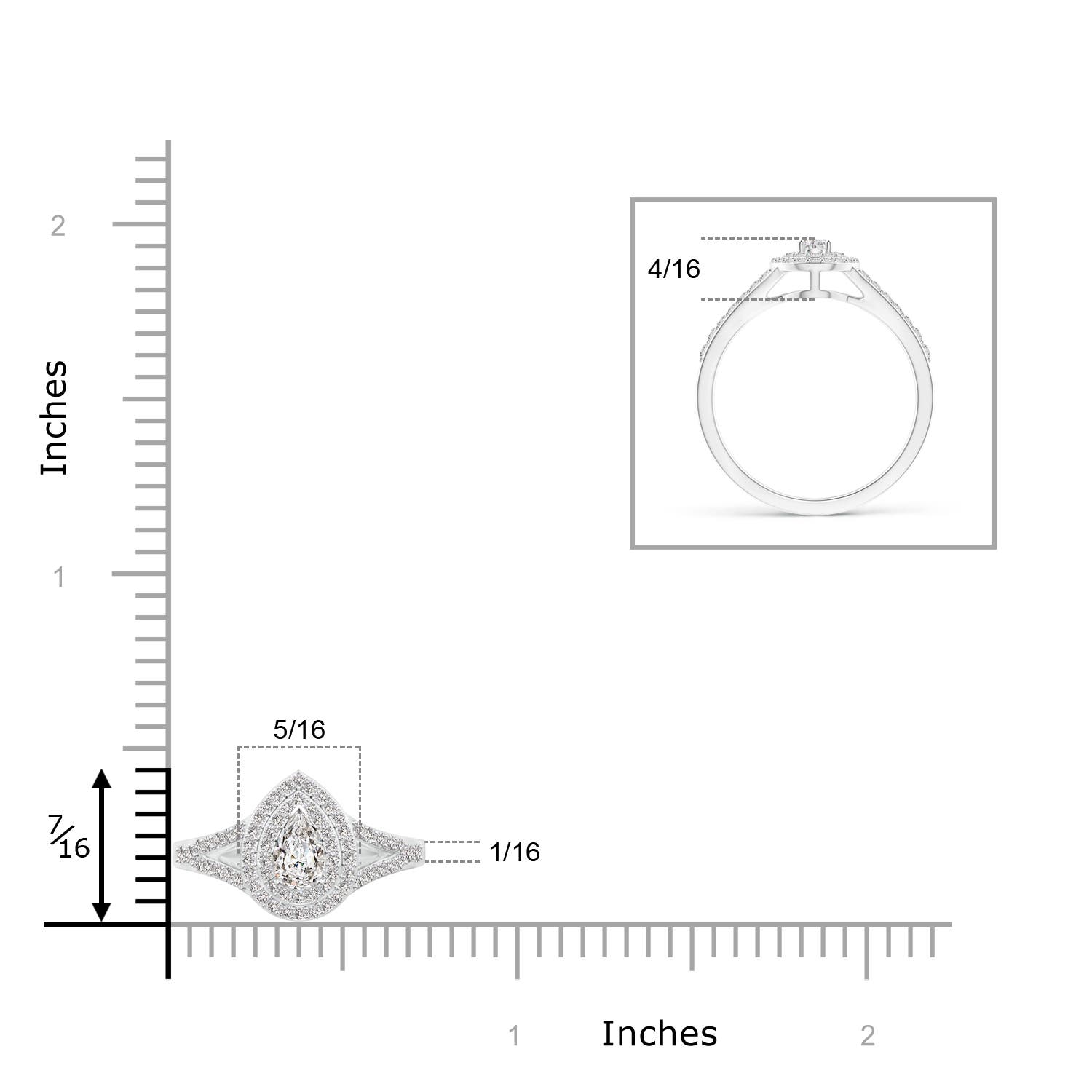 I-J, I1-I2 / 0.6 CT / 14 KT White Gold