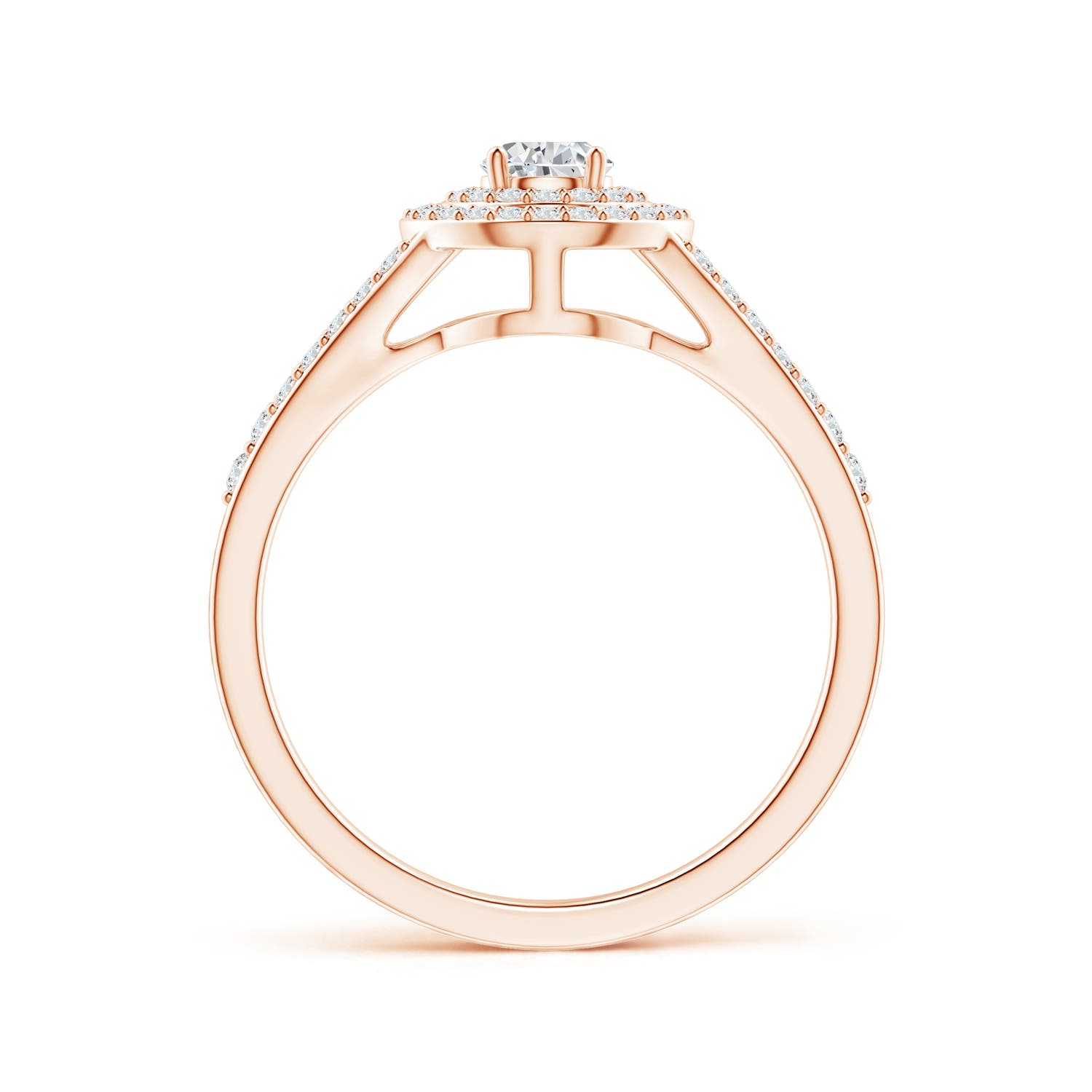 G, VS2 / 0.84 CT / 14 KT Rose Gold