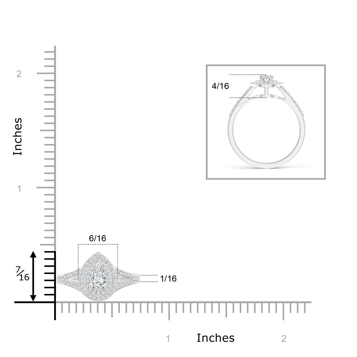 G, VS2 / 0.84 CT / 14 KT White Gold