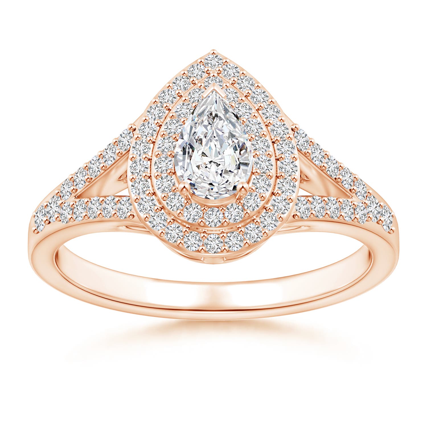 H, SI2 / 0.84 CT / 14 KT Rose Gold