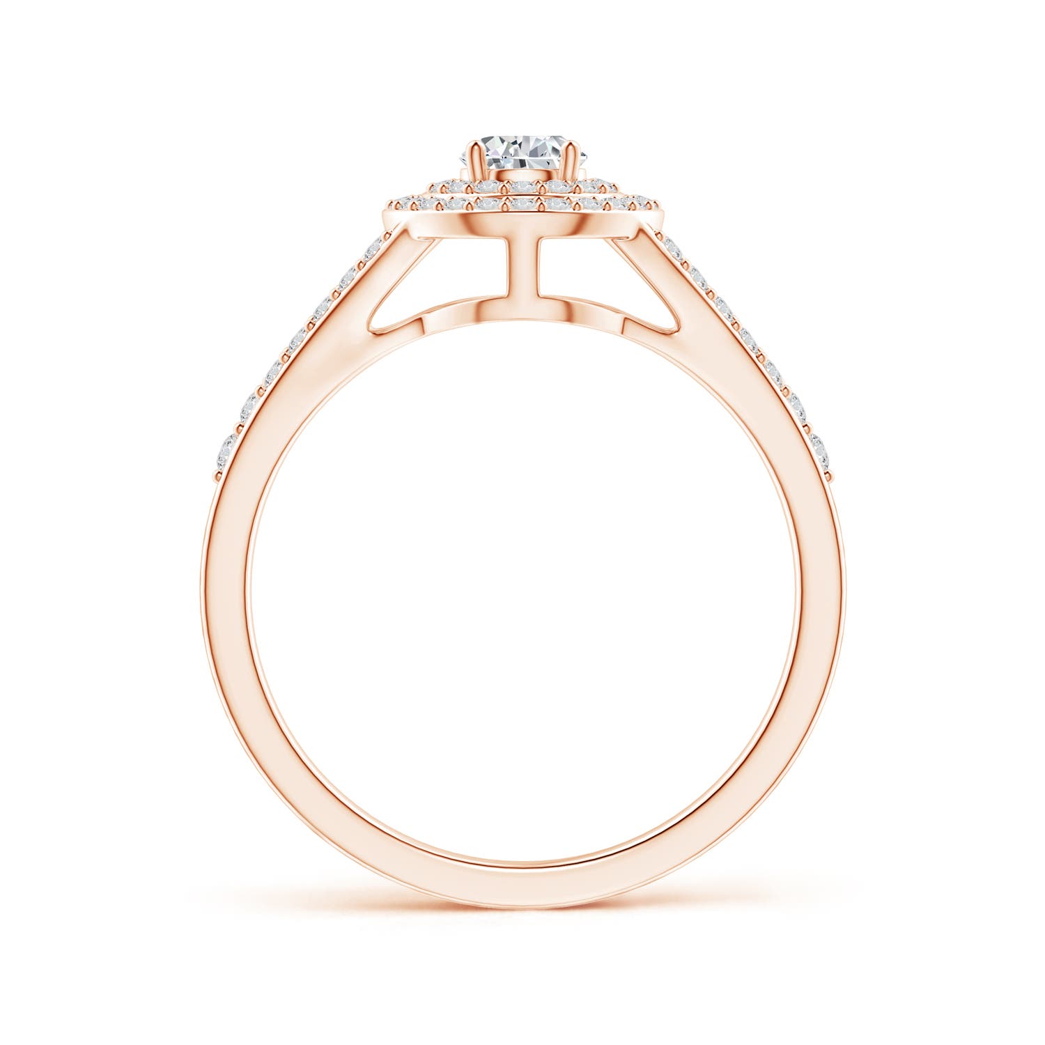 H, SI2 / 0.84 CT / 14 KT Rose Gold