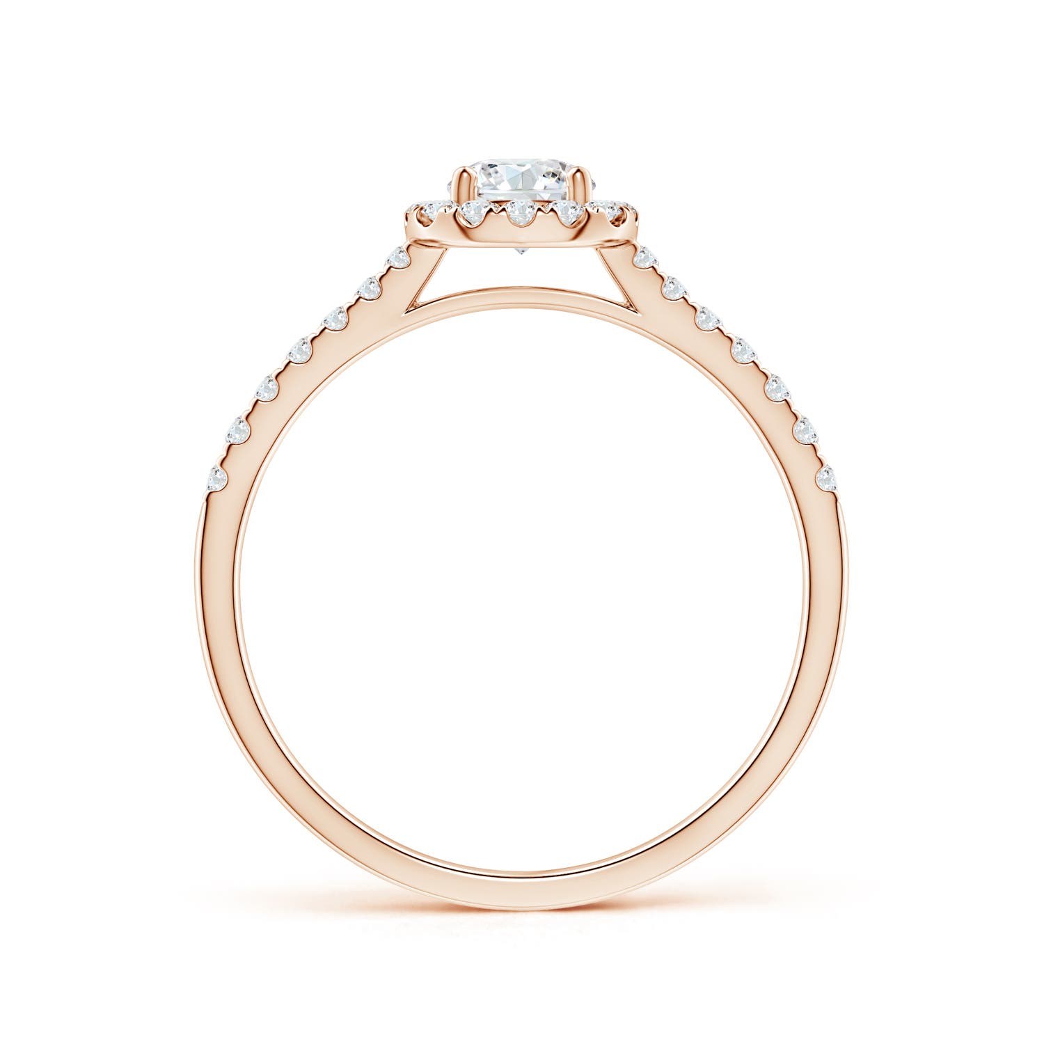 F-G, VS / 0.52 CT / 14 KT Rose Gold