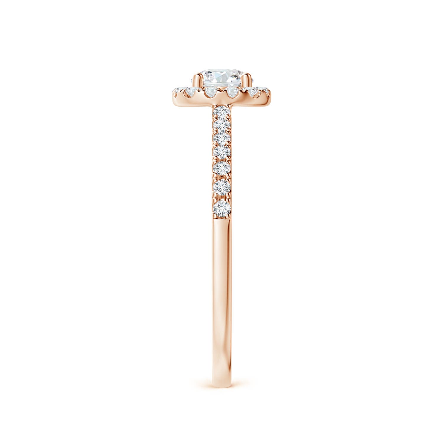 F-G, VS / 0.52 CT / 14 KT Rose Gold