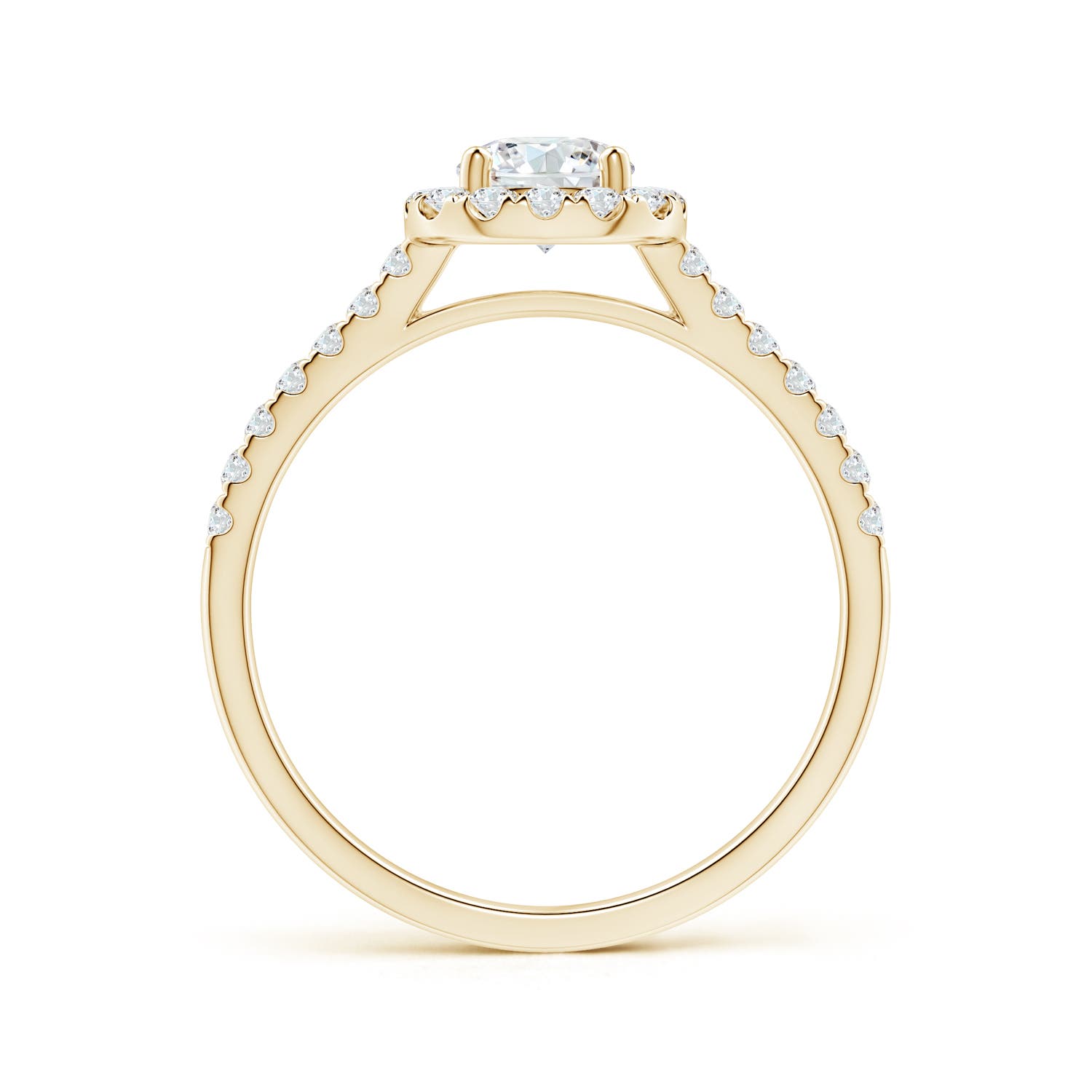 F-G, VS / 0.89 CT / 14 KT Yellow Gold