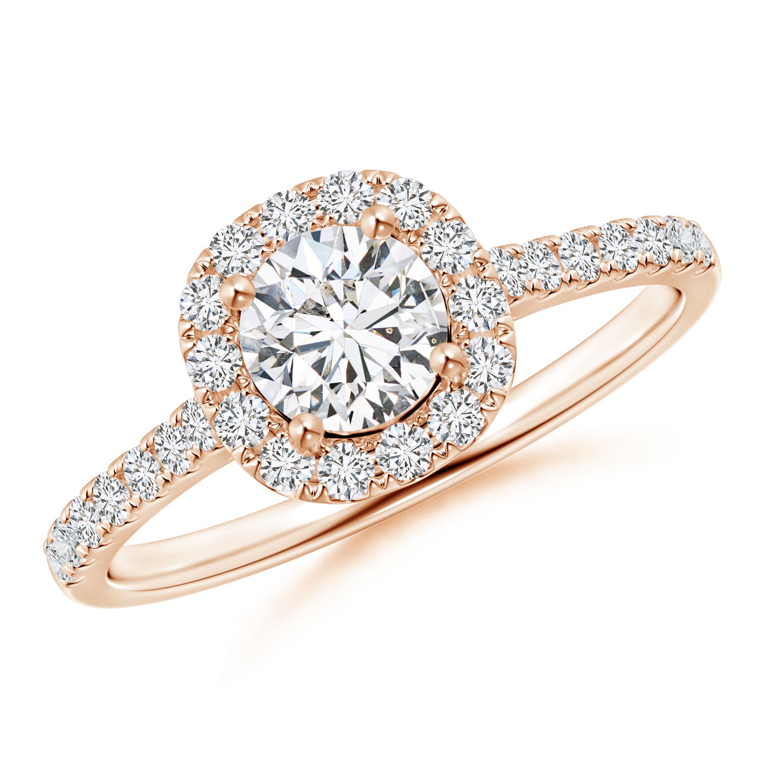 H, SI2 / 0.89 CT / 14 KT Rose Gold