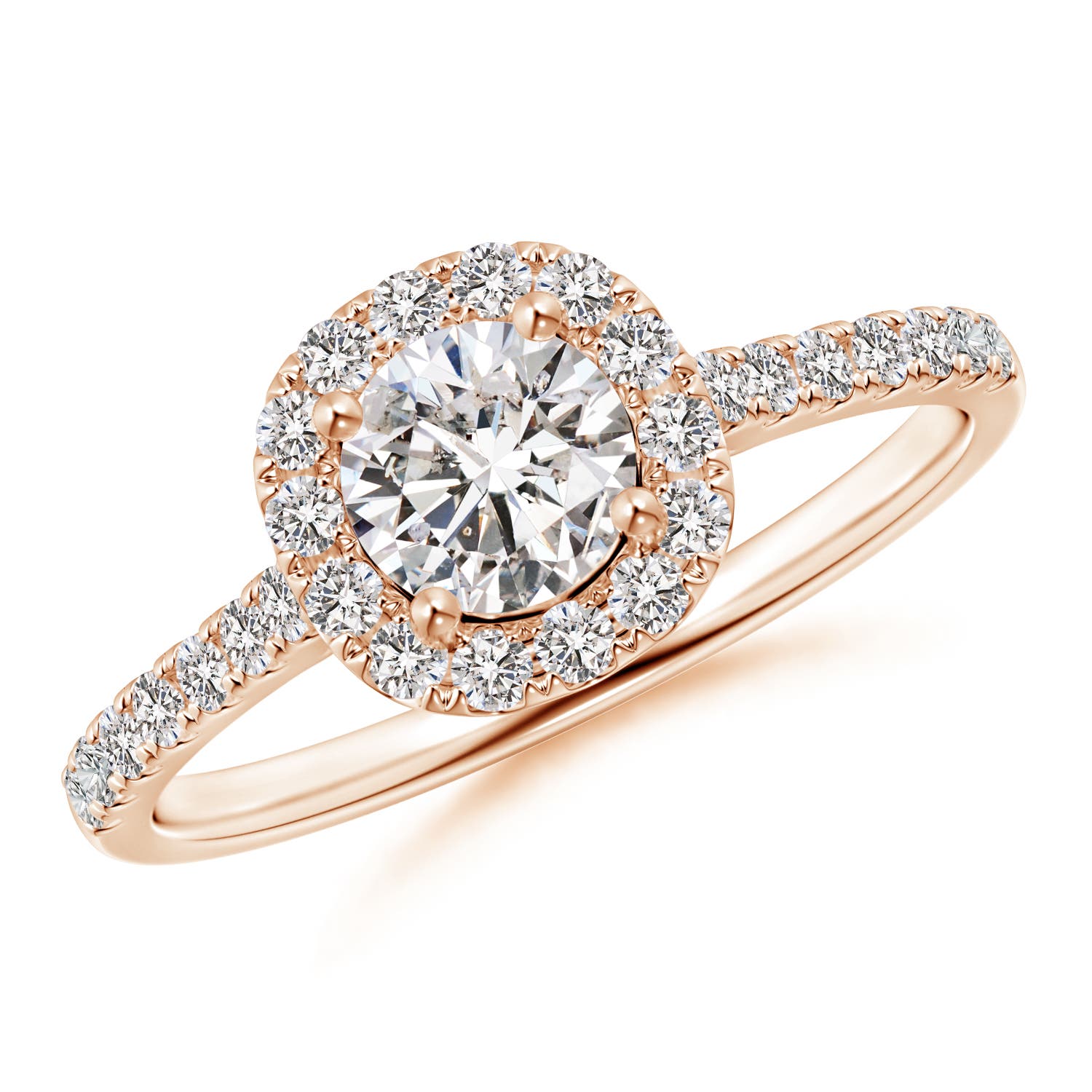 I-J, I1-I2 / 0.89 CT / 14 KT Rose Gold