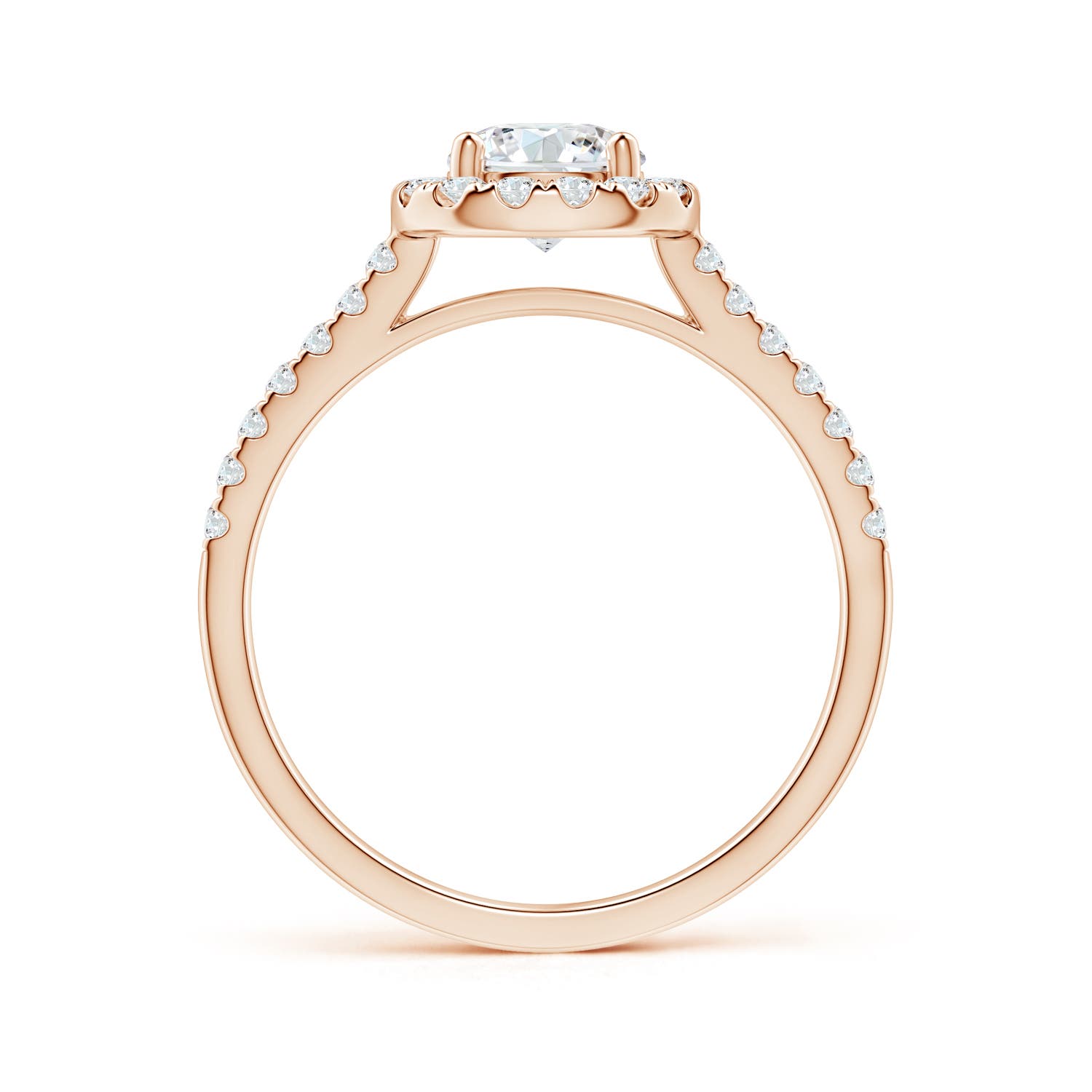 G, VS2 / 1.07 CT / 14 KT Rose Gold