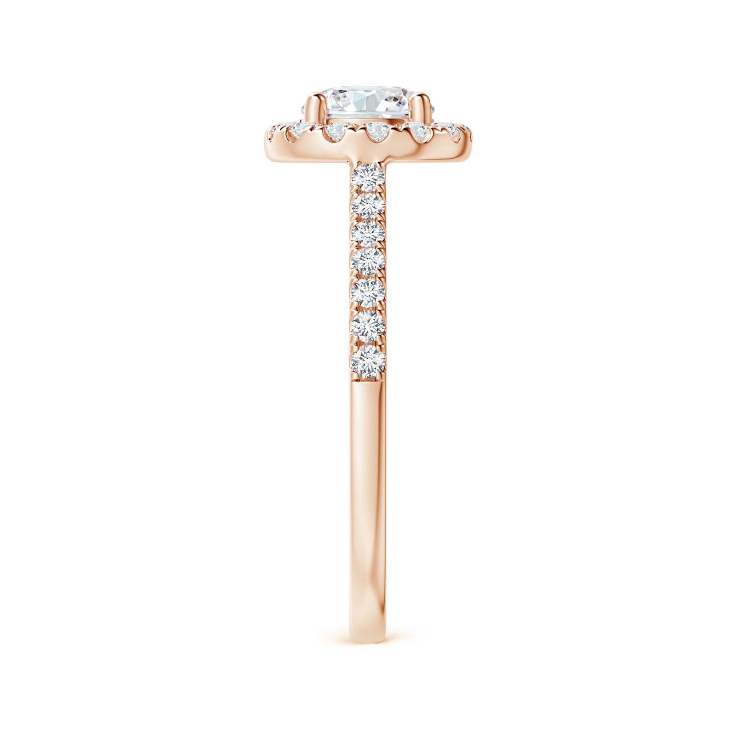 F-G, VS / 1.07 CT / 14 KT Rose Gold