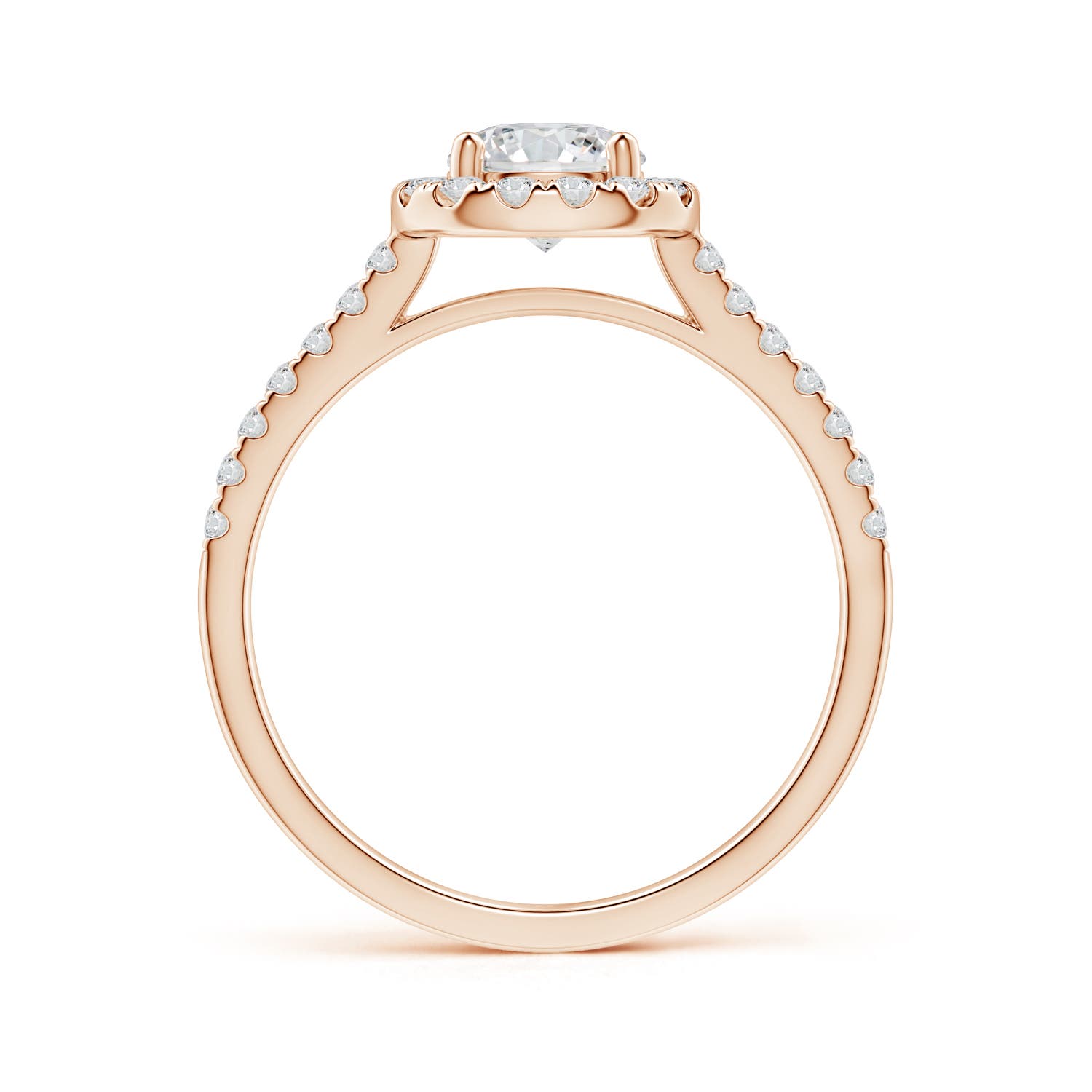 H, SI2 / 1.07 CT / 14 KT Rose Gold