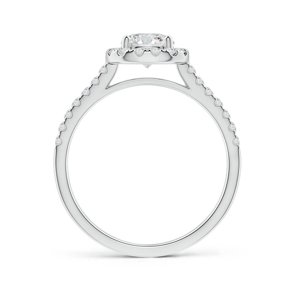 5.8mm HSI2 Round Diamond Halo Ring with Accents in White Gold side-1